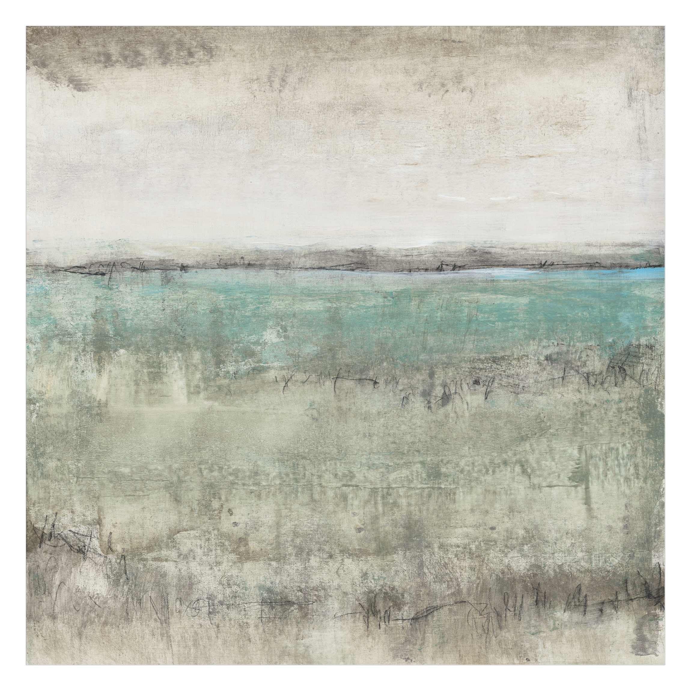 Papier peint panoramique pour salon moderne tapisserie turquoise 336cm