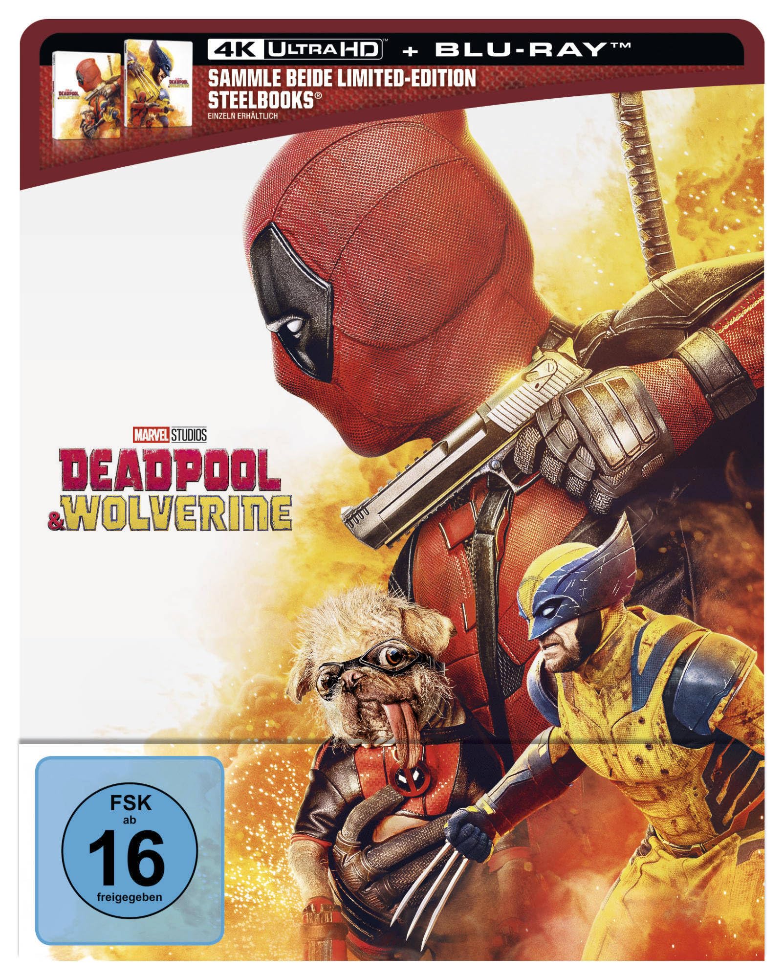 Disney 4K Ultra HD Steelbook Deadpool – Limited Edition with Blu-ray