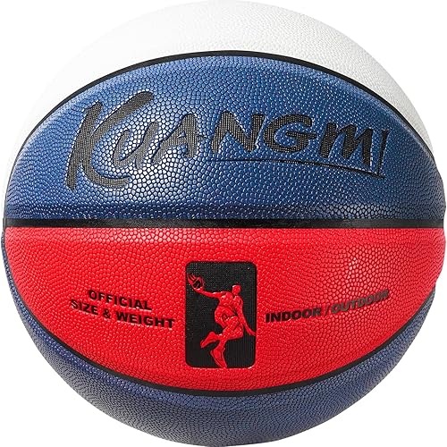 Miniatura 3 de Kuangmi Balón de baloncesto personalizado para interiores y exteriores (talla 7  29.5 pulgadas)