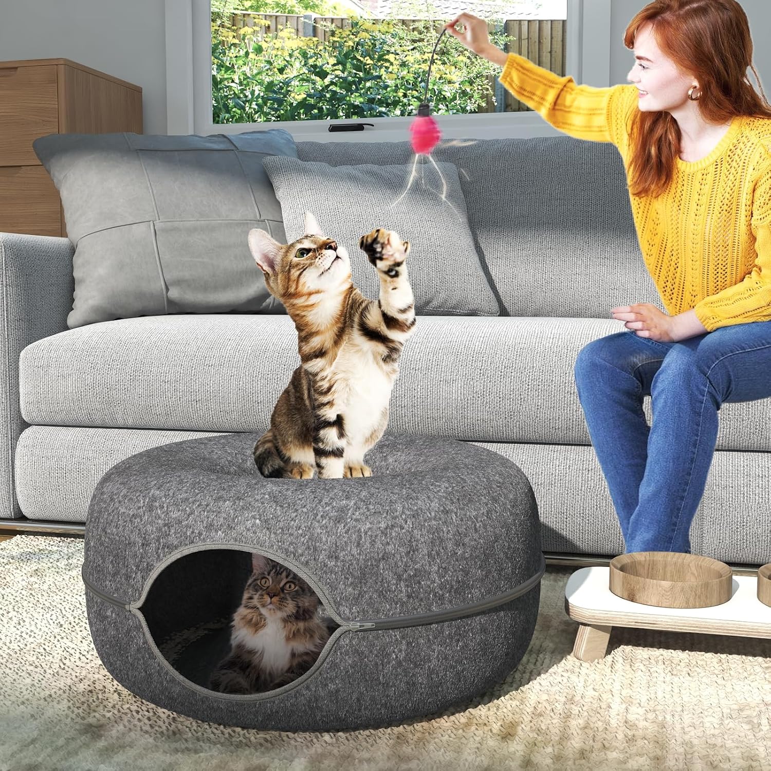 Cat Cave Best Cat Tunnel For Large Cats Cat Tunnel Bed Cat Cave