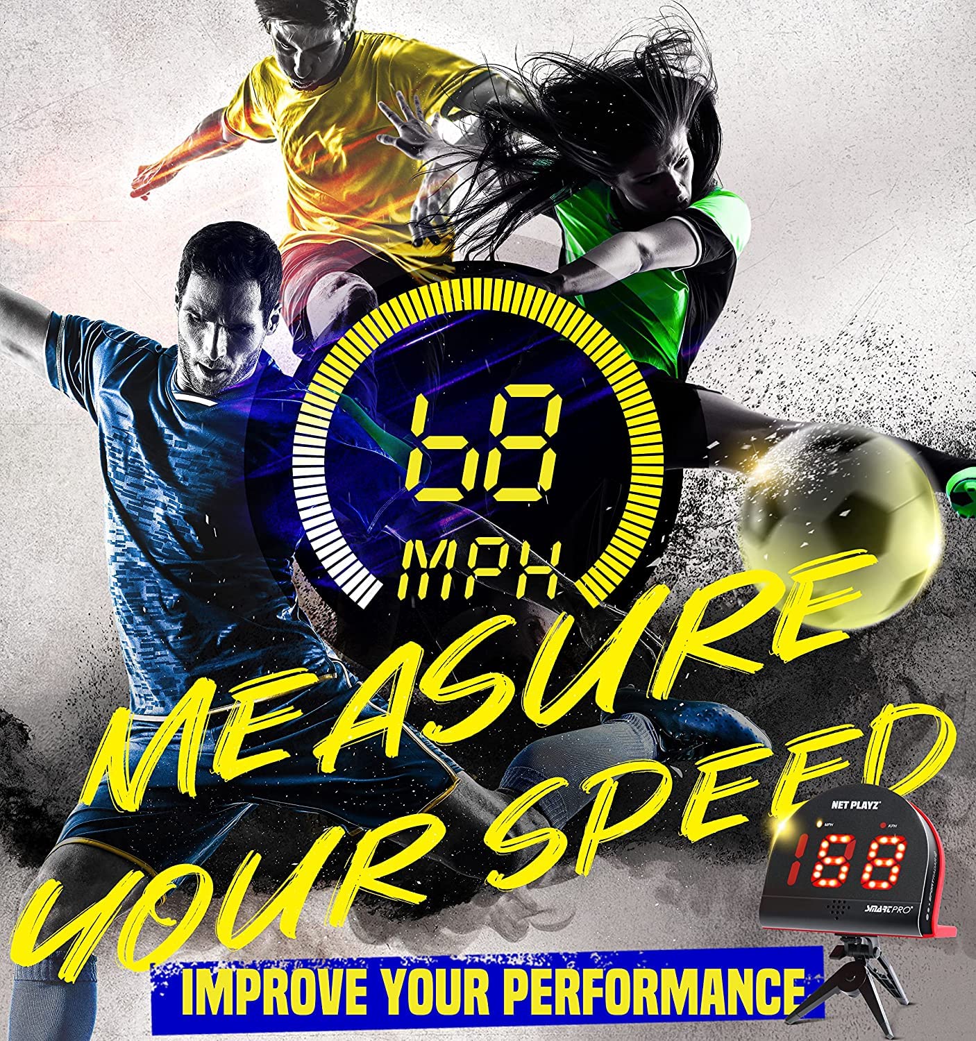 Radar Per Misurare Velocità Di Tiro - Smart Pro, 5-199 Km/h, Per Calcio E Sport - Foto 11