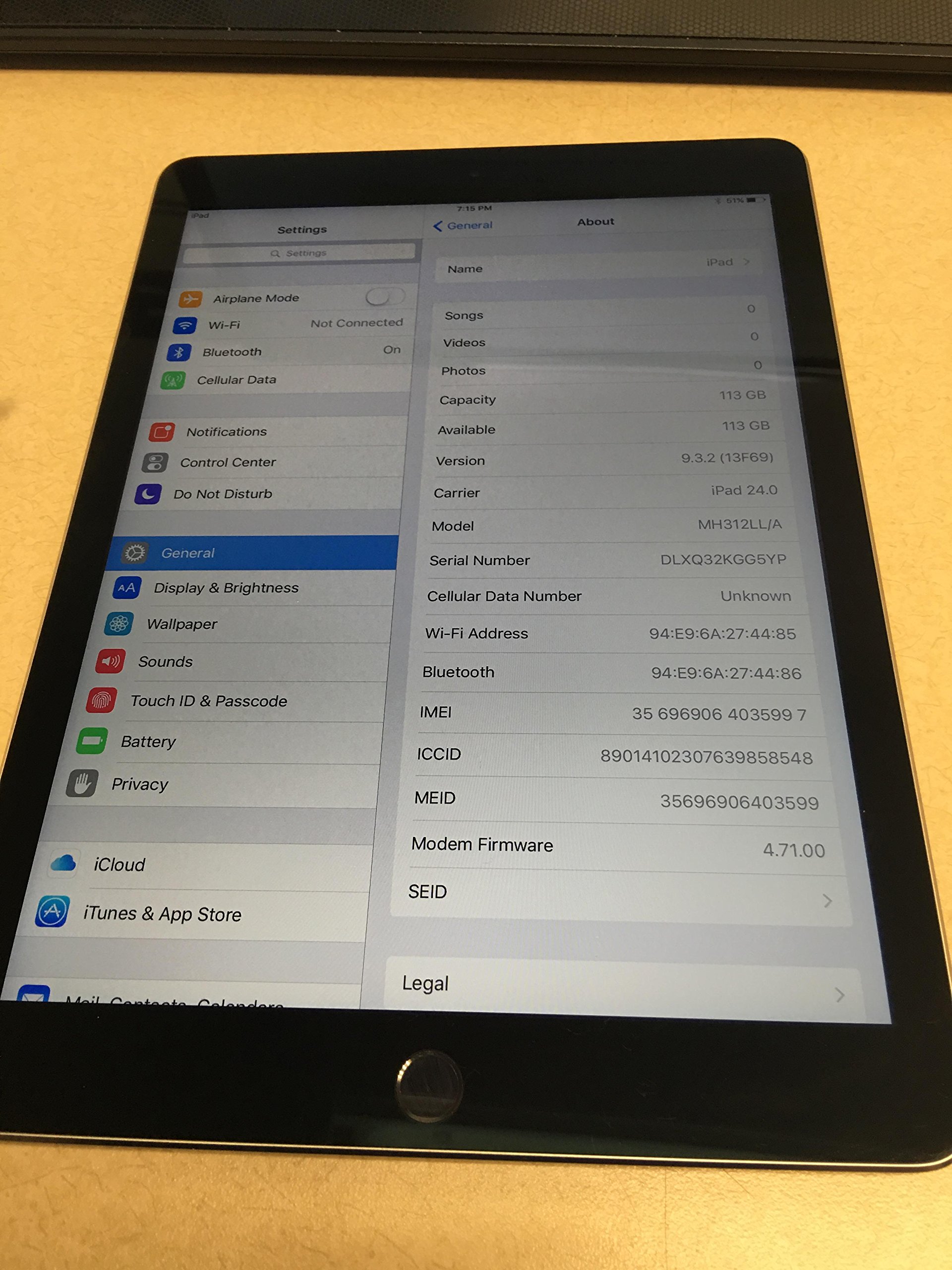 Apple iPad Air 2 Tablet (9.7 inch,128GB, Wi-Fi + Cellular) Space