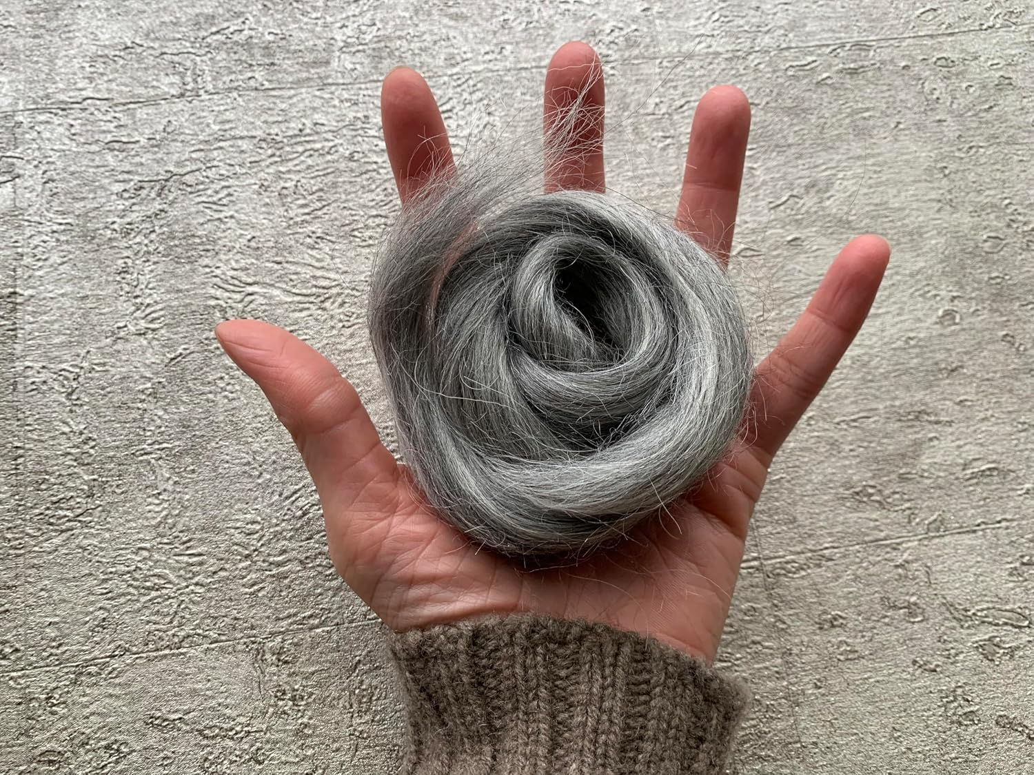 heidifeathers® 'Dolly Mix' Mohair Wool Blend for Dolls Hair and Animal Fur and Hair, Needle Felting and Rooting Hair, Small Mix, ys/m, Variety