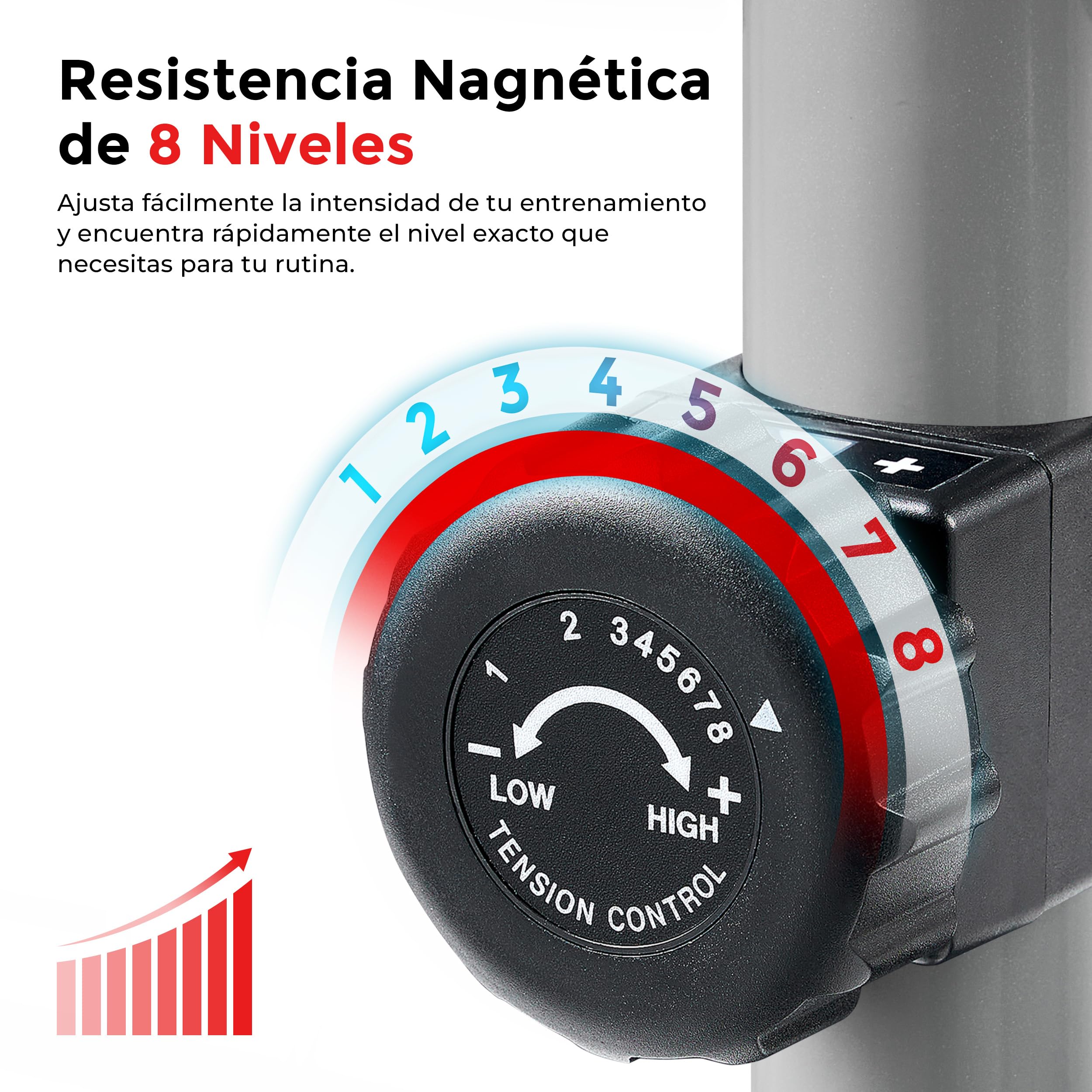 Sunny Health & Fitness Smart Elíptica para Entreno de Brazos y Piernas
