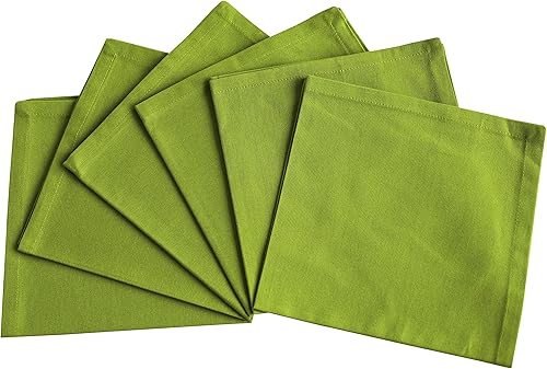 Miniatura 10 de AMOUR INFINI Juego de 12 servilletas de tela de algodón, servilletas suaves de primera calidad con bordes con dobladillo, calidad de hotel de 18 x