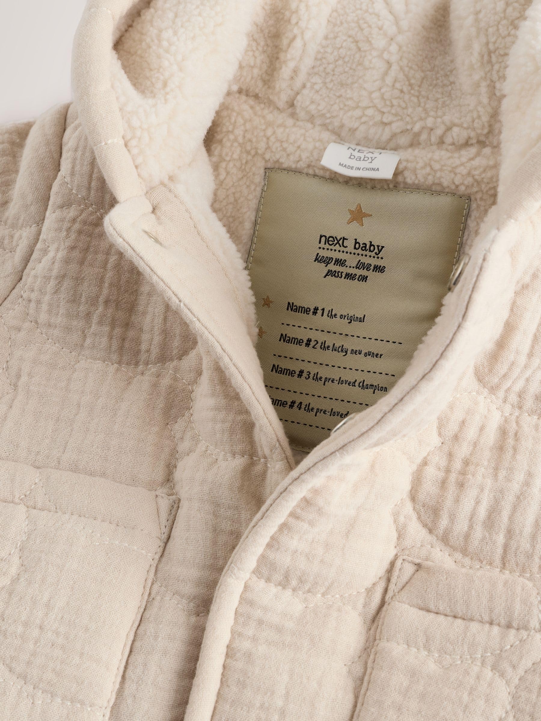 NEXT Bebé Chaqueta acolchada con cremallera