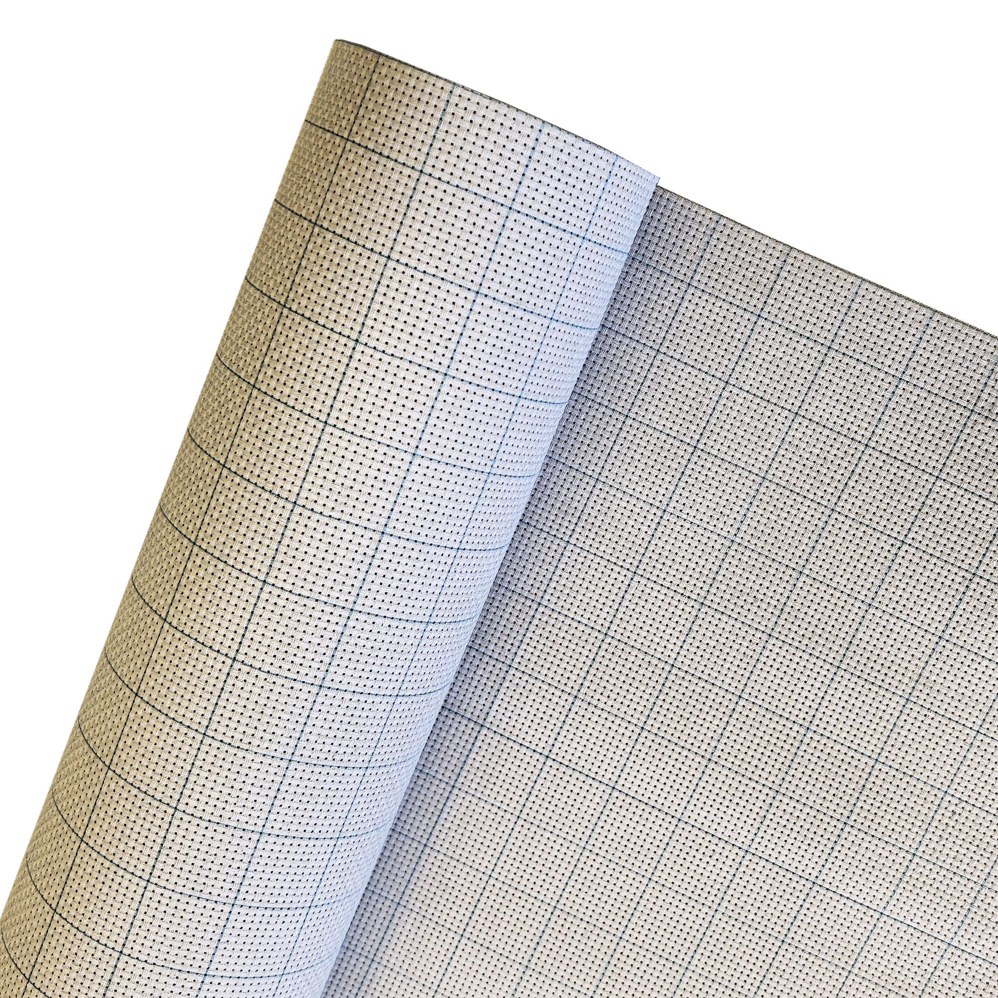 SewCrane 11CT Easy Count Aida Cotton Embroidery Fabric with Washable Grid Lines (59