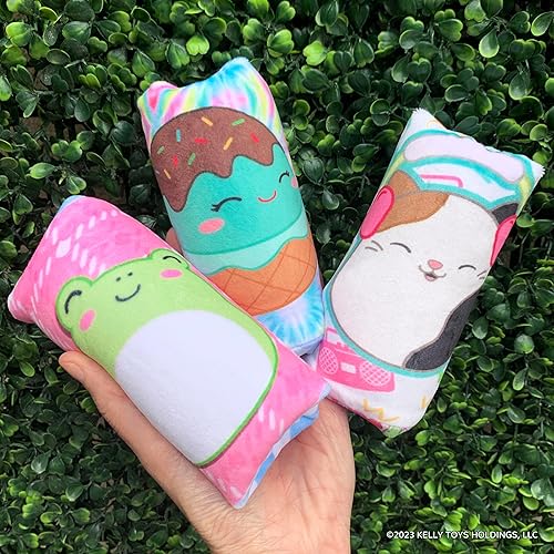 Miniatura 2 de Top Trenz Squishmallows Flippin' Lindo juguete de agua reversible, serpiente de agua de felpa sensorial con Gordon, el tiburón y la cámara el gato,