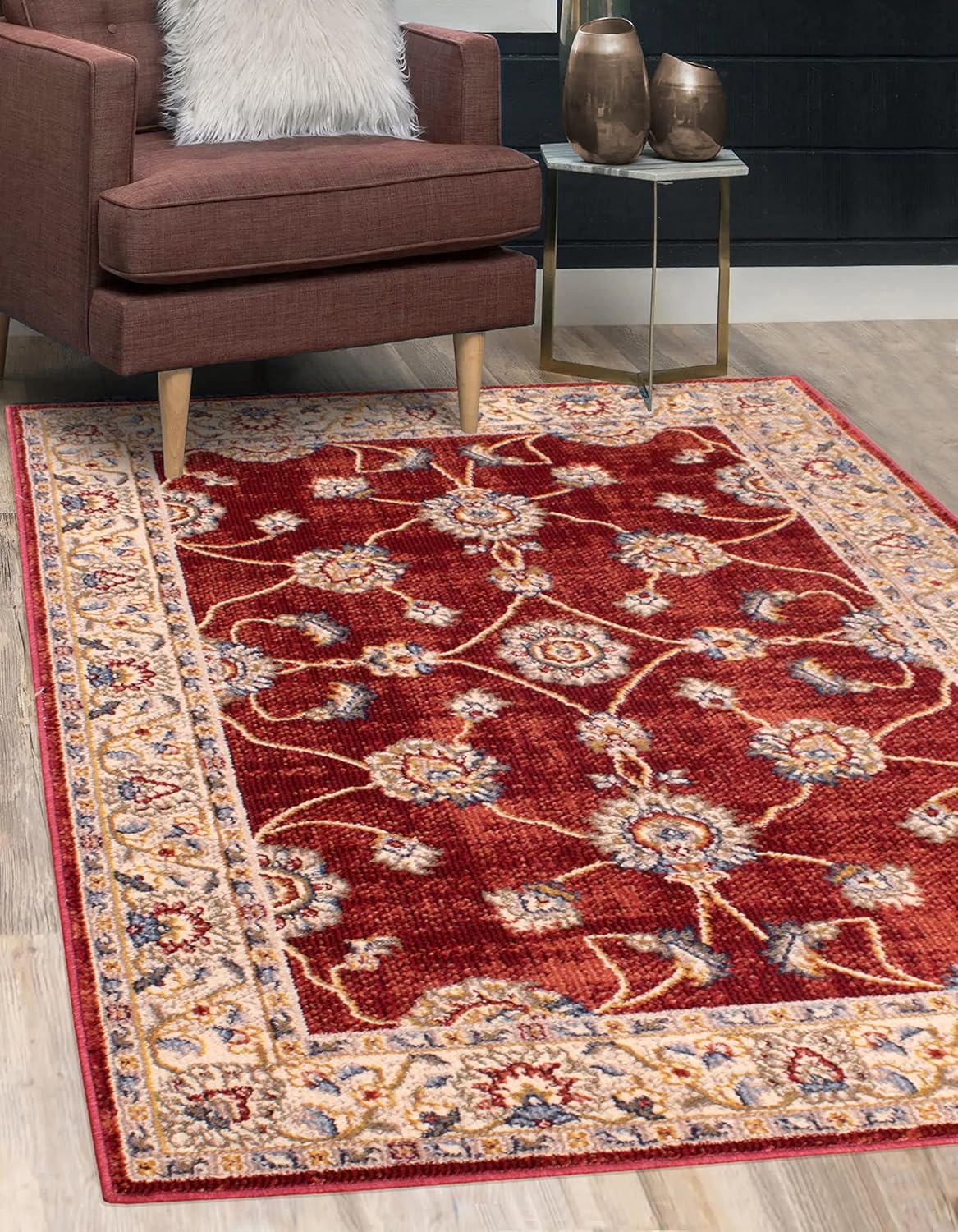 Lord of Rugs Traditional Orient 5929 Rug Living Room Bedroom Bordered