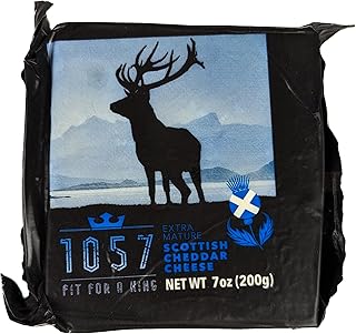 Coombe Castle 1057 Extra Mature Scottish Cheddar 7 oz (Pack of 2)