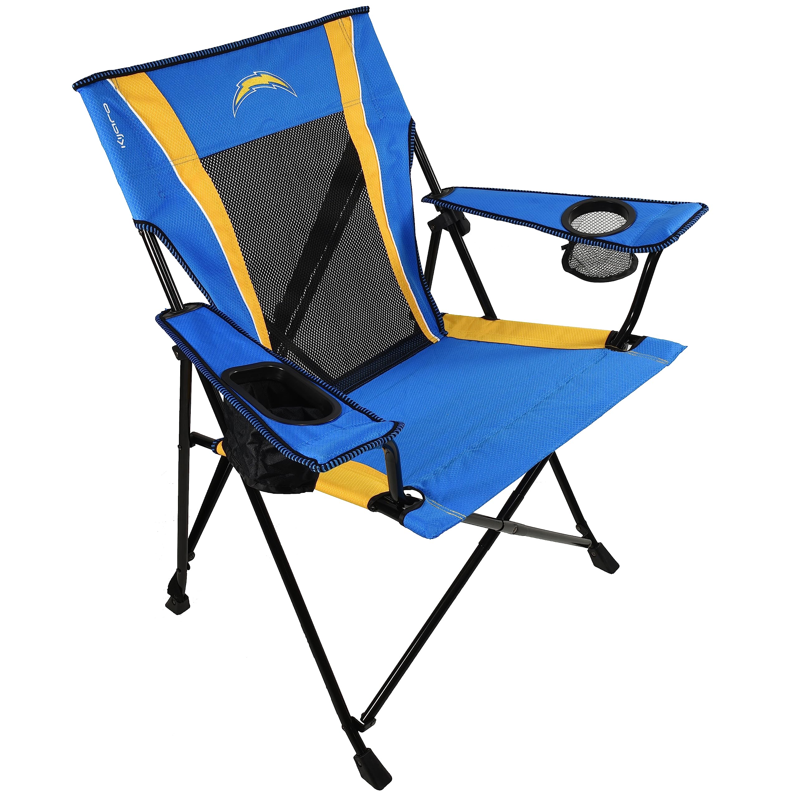 Kijaro Sports Fan Folding Chair, 26" L x 35.5" W x 37" H, Los Angeles Chargers โ image 1