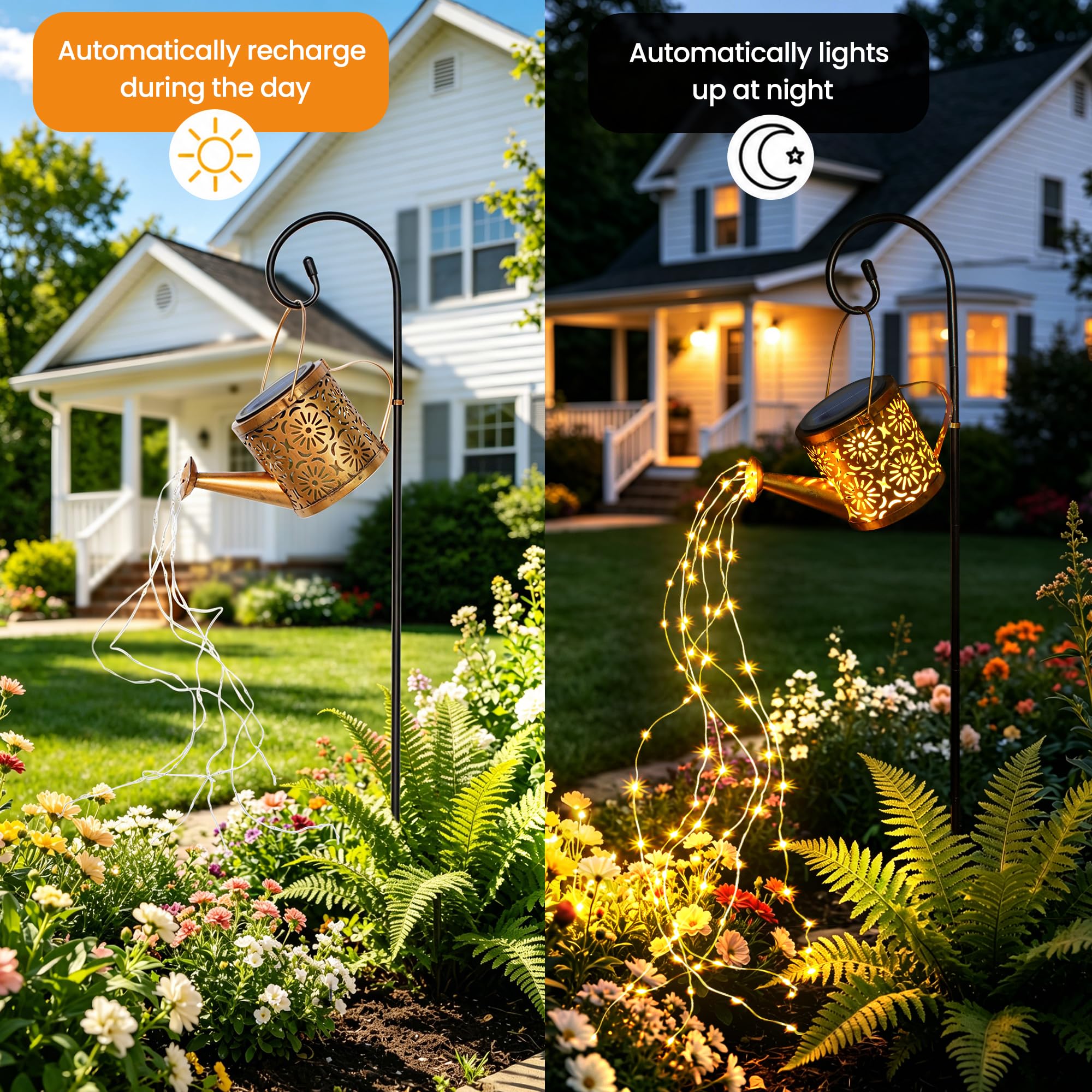 Solar Watering Can Lights Solar Lights Outdoor Waterproof Garden Decor