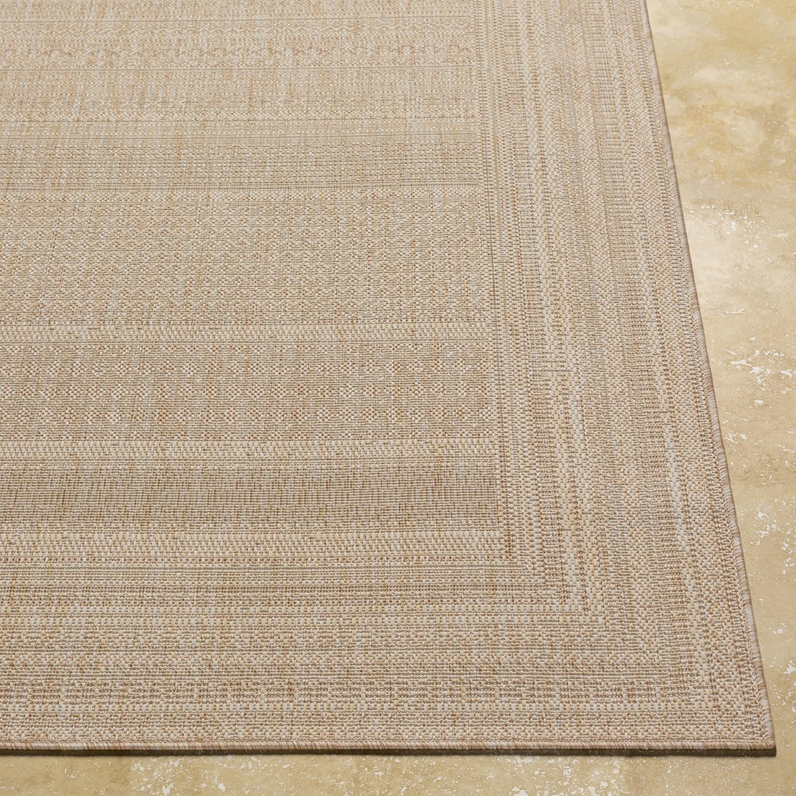Livabliss Sierra Globale Rectangle Tappeto | Vaniglia, Beige | 160x213cm | Patio e Spazio Esterno | Tessuto a Macchina Polipropilene