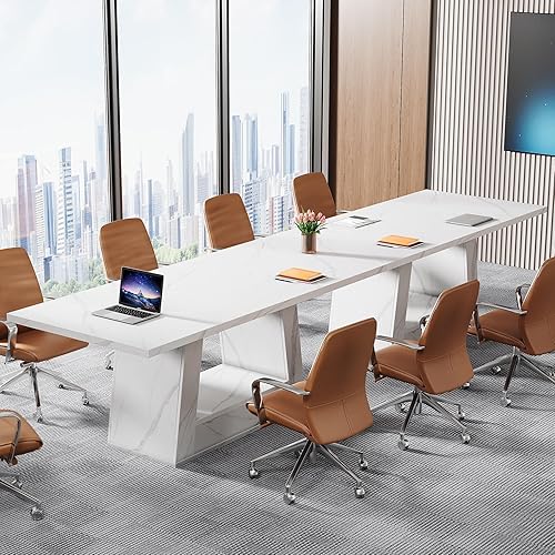 Miniatura 9 de Tribesigns Escritorio moderno para computadora, estación de trabajo grande de 63 pulgadas, escritorio ejecutivo de estilo simple con base