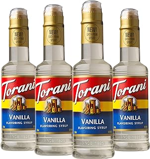 Vanilla Syrup 12.7 Ounce, 4 Count