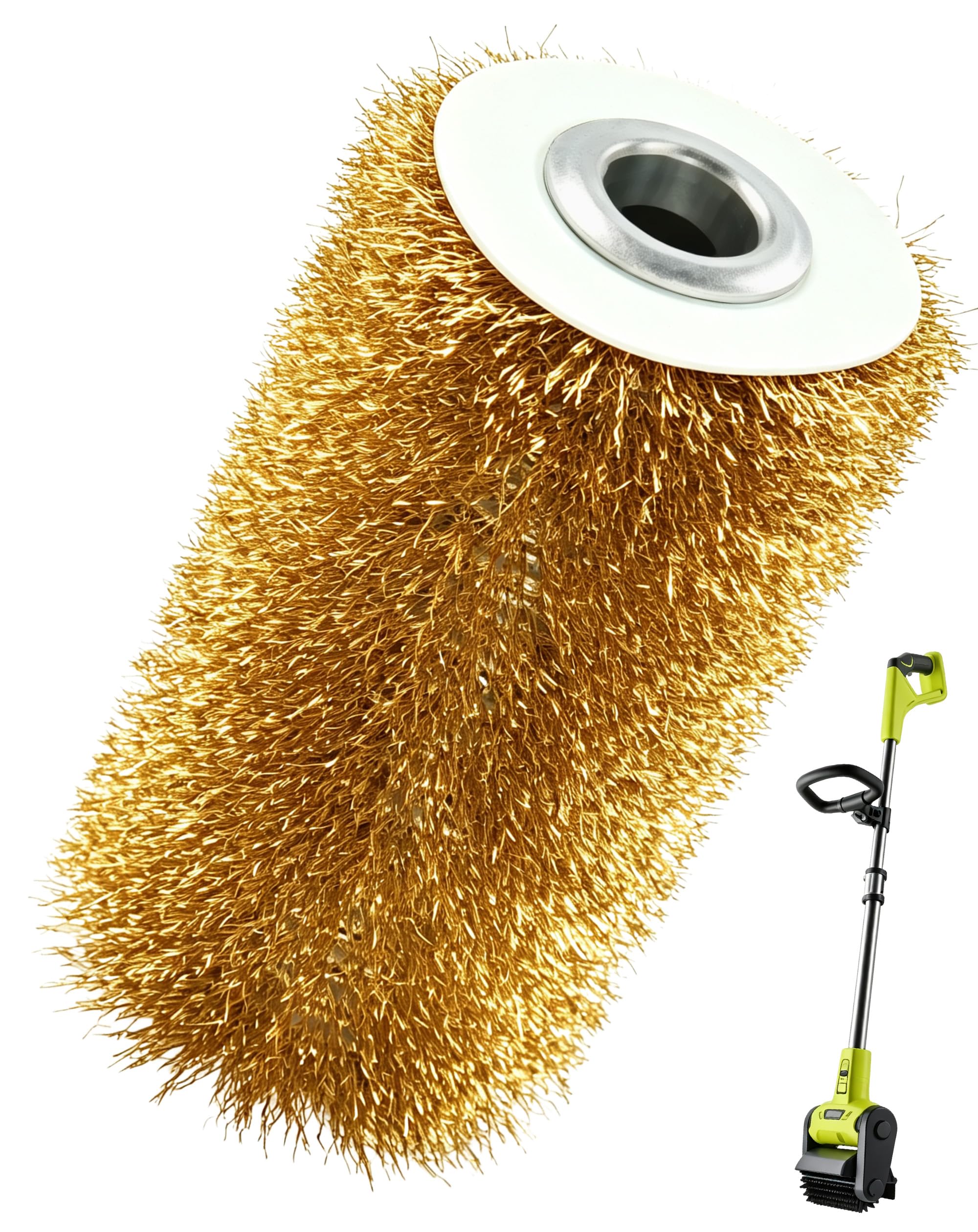 RAC824 Drahtbürste kompatibel mit RYOBI RY18PCB-0 Cordless Patio Cleaner