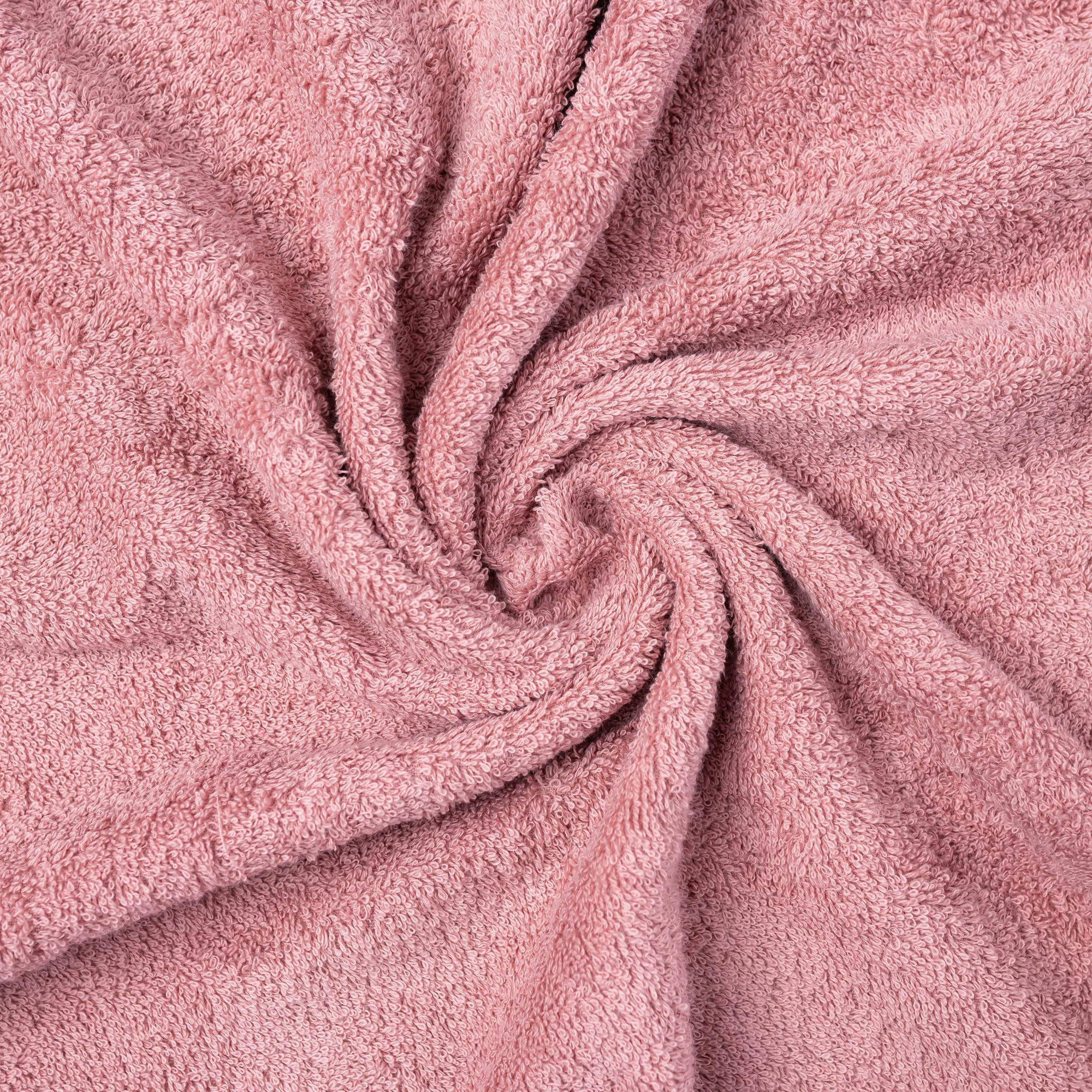 Nenel Juego de Toallas Personalizadas Bordadas – Toallas de baño con Nombre o Iniciales Bordado - Suaves y Absorbentes, 100% algodón (1 Toalla de Lavabo + 1 Toalla de Baño Grande, Rosa Maquillaje)