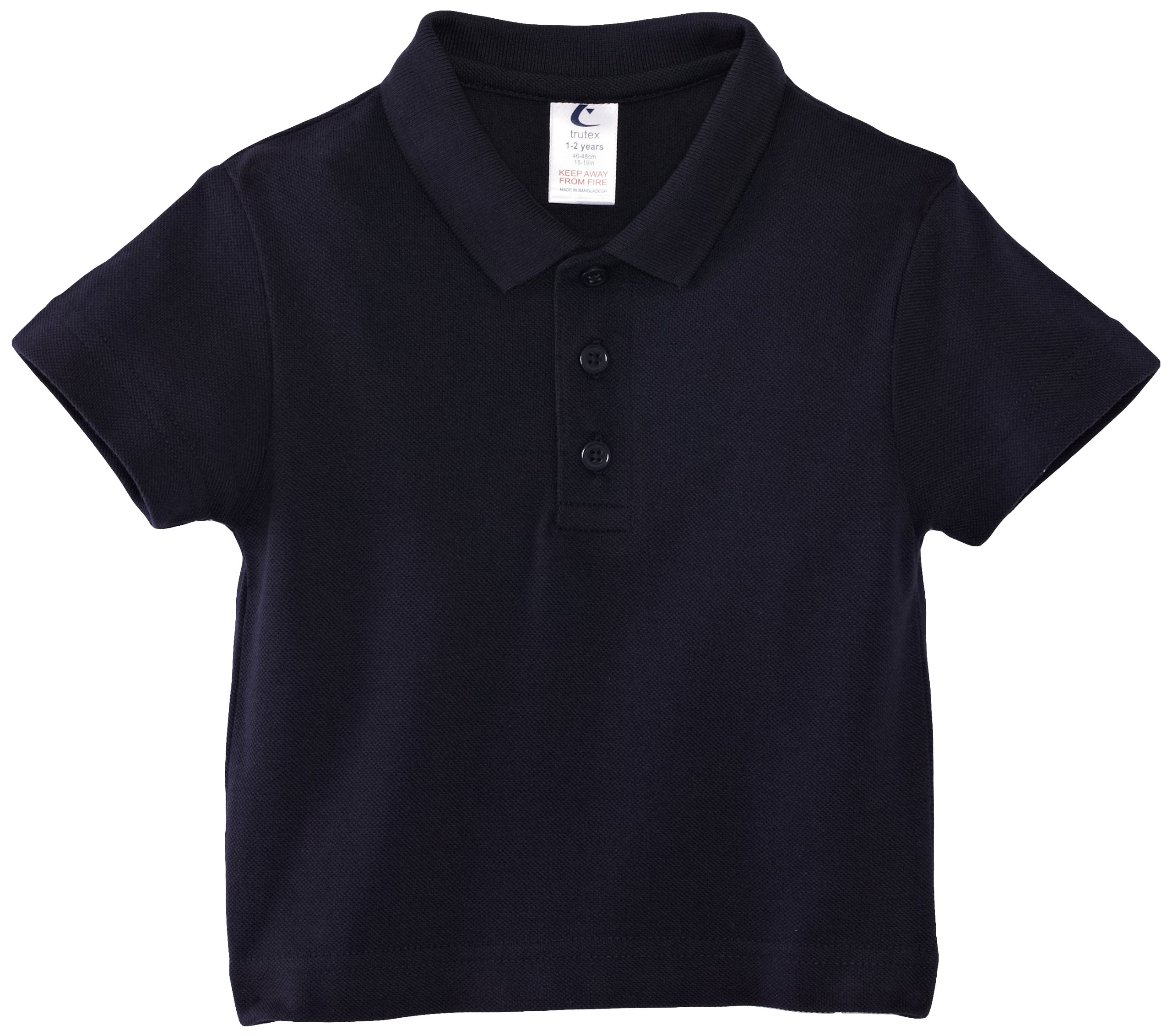 TrutexPlain Polo Shirts for School Uniform, PE Kits and Casual Everyday Wear - Sizes from 1-2 Years to 16+ Years