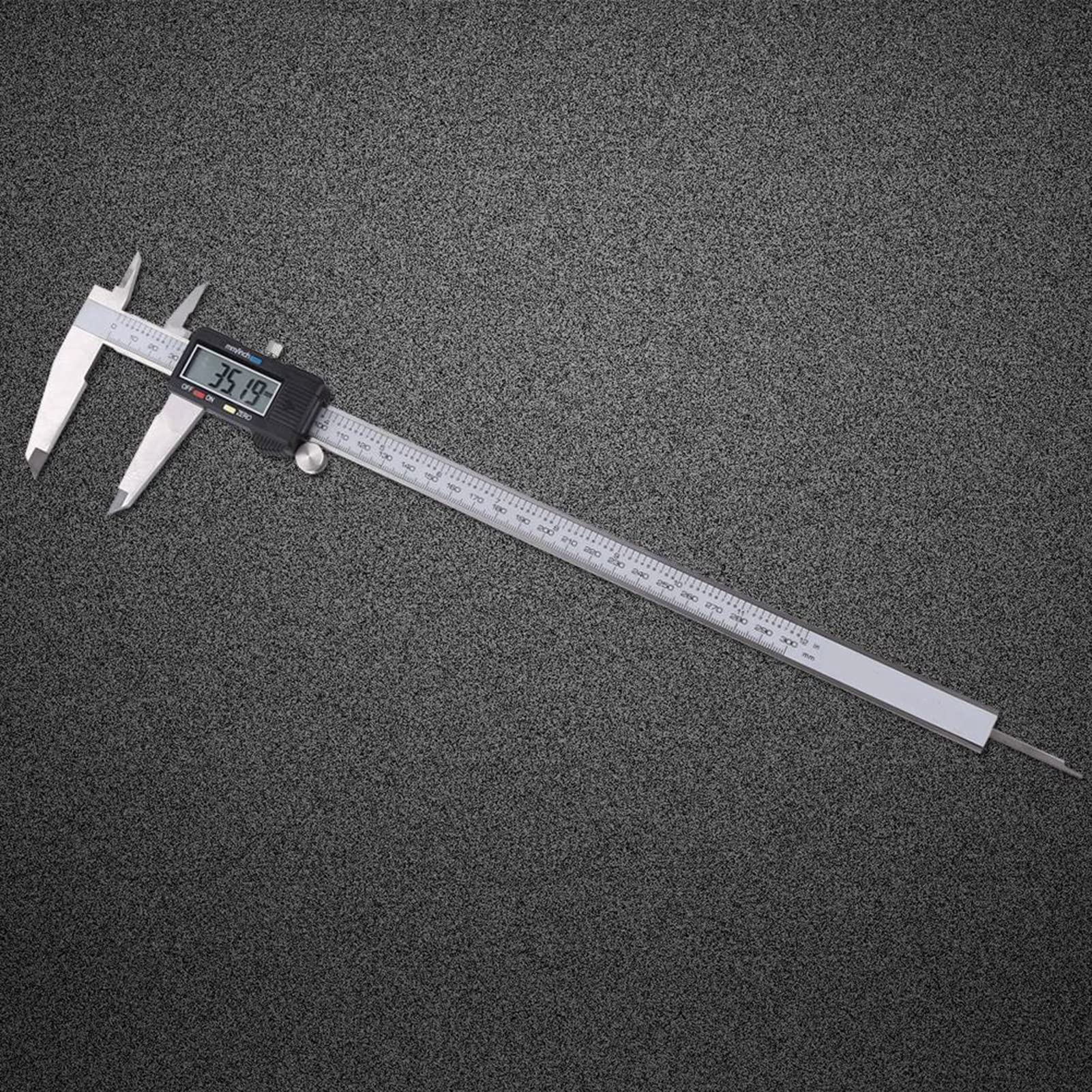 Calibro a Corsoio Elettronico 12 Calibro a Corsoio Elettronico 0‑300MM Ampio Display LCD, Ganascia di Misurazione Interna Ed Esterna, per la Misurazione di Piccole Parti di