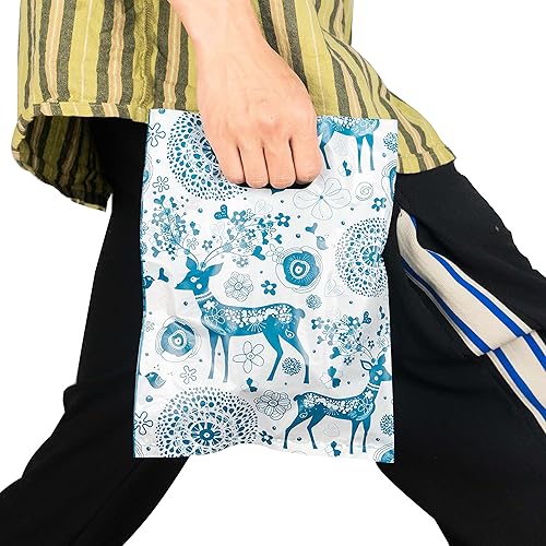 Miniatura 3 de ysmile Bolsa de plástico para mercancía, 50 unidades, bolsa de compras de plástico con asa, paquete de polietileno de envoltura de regalo,