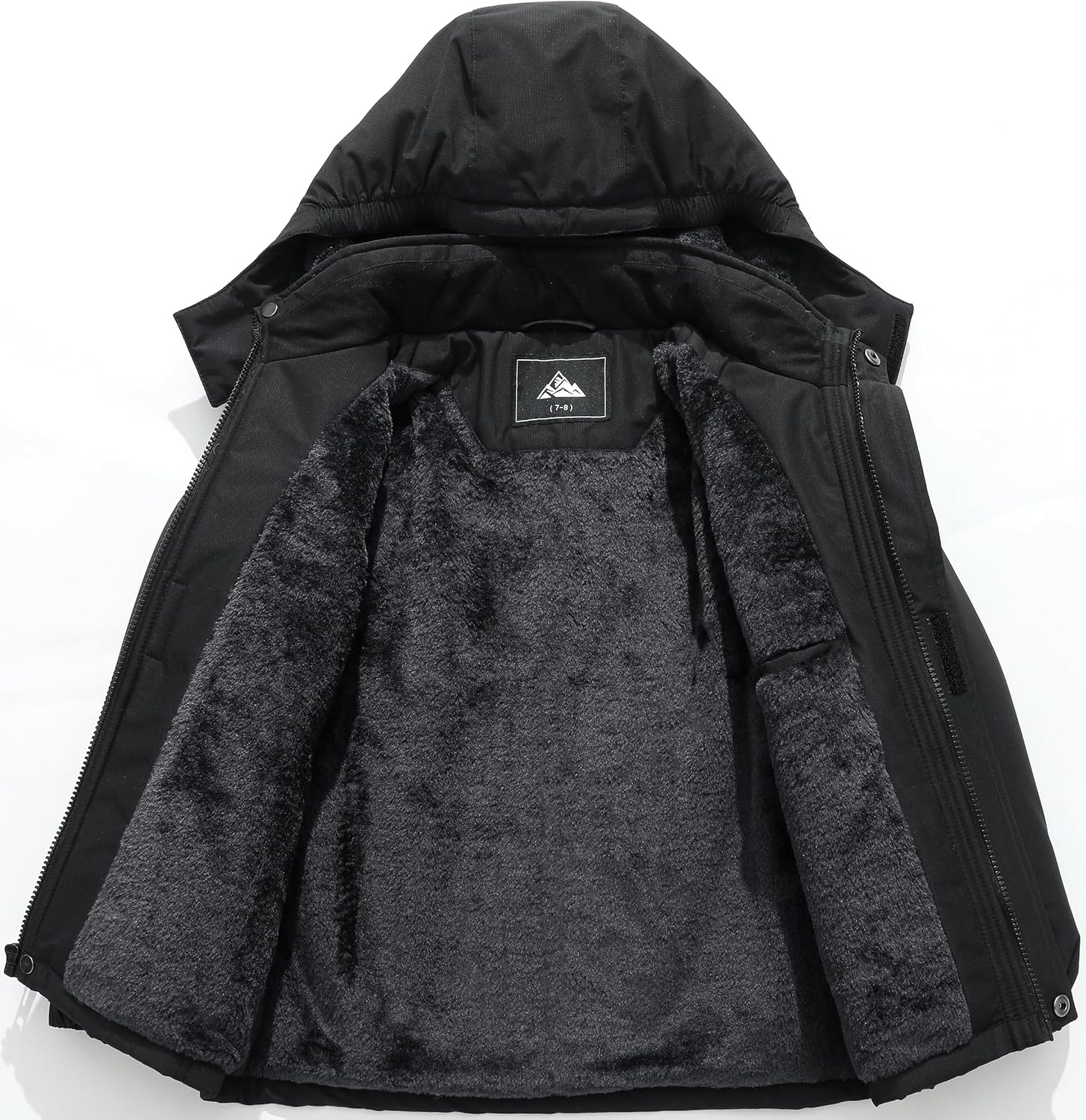 Kids Boy's Winter Skiing Snow Jacket| Warm Snowboarding Coat With Fleece Lining Waterproof Hooded Overcoat - Image 2