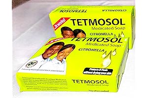 Gratiam Tetmosol Medicated Soap Pack (2) | Citronella Anti-Fungal and Anti-Bacterial Soap