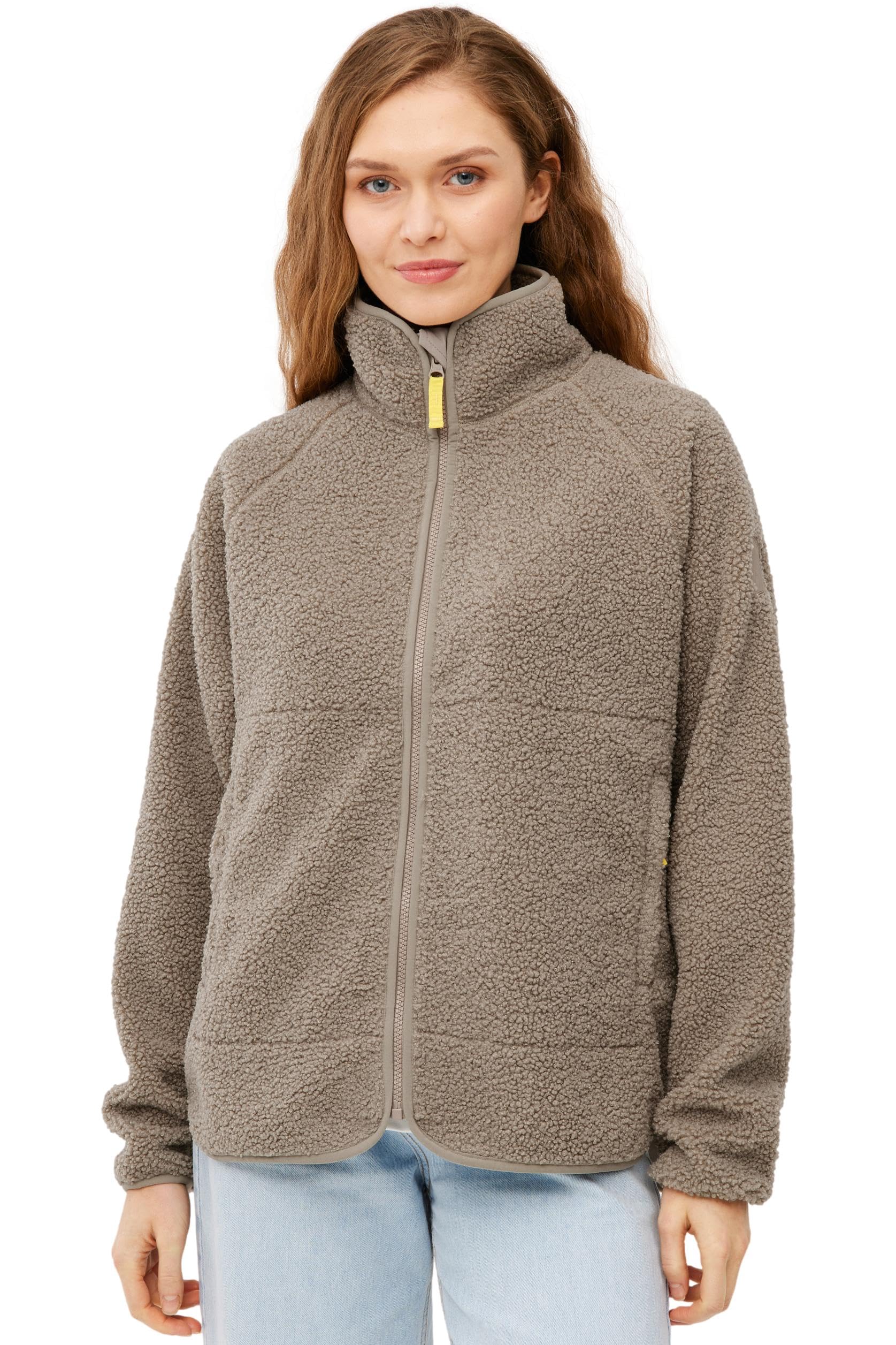 derbe Damen Fleecejacke Kuschelby Teddy | Fleece | Weich | Übergangsjacke