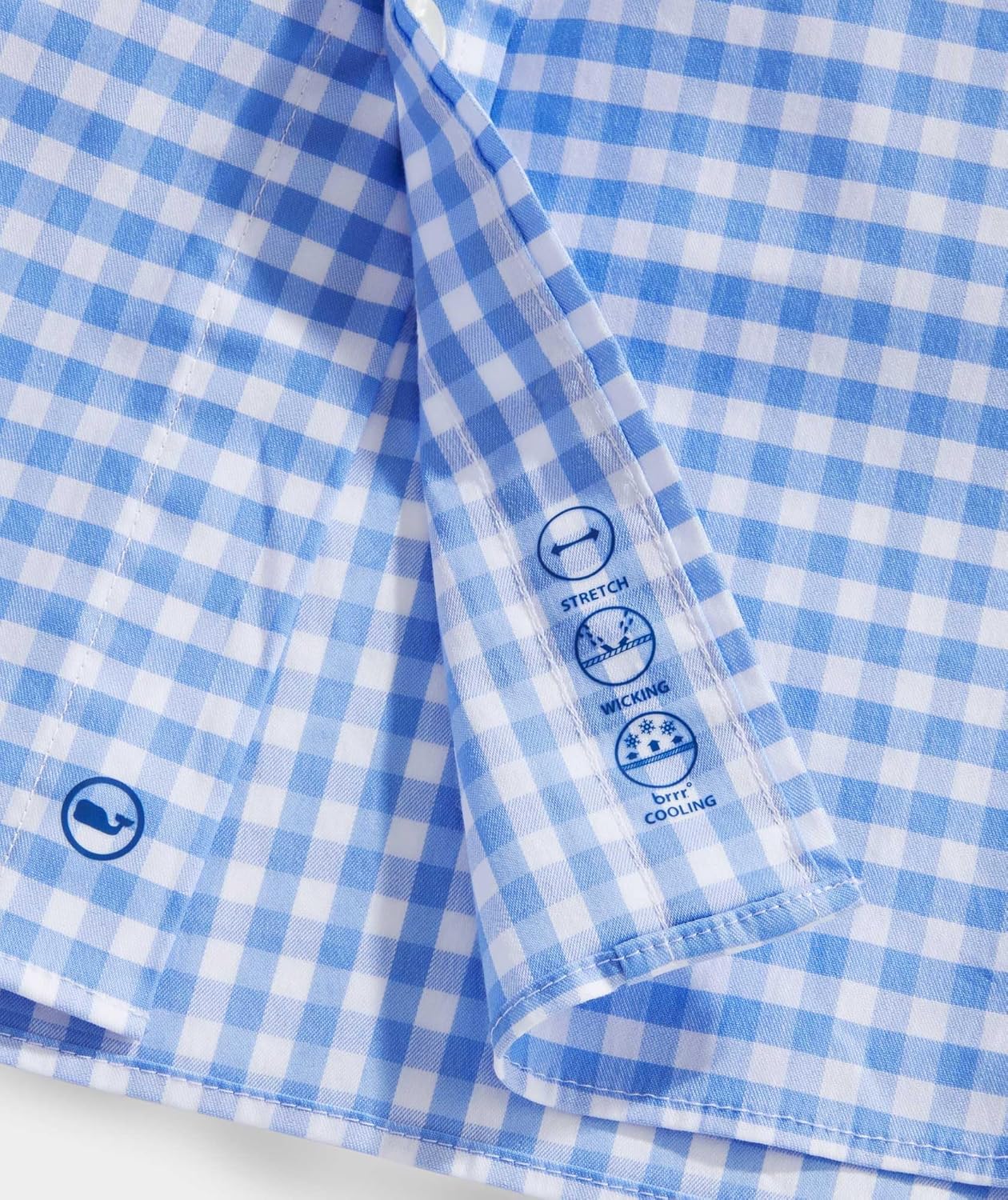 Vineyard Vines Mens On-The-go Brrr Gingham Shirt - Image 7