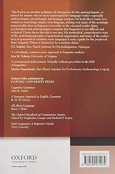Amazon.com: Basic Linguistic Theory Volume 2: Grammatical