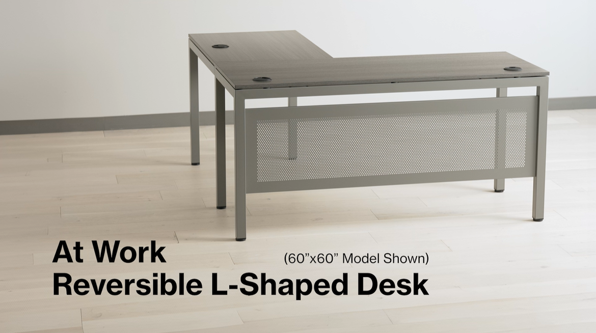 Amazon.com: NBF L Shaped Desk Reversible Corner Workstation with