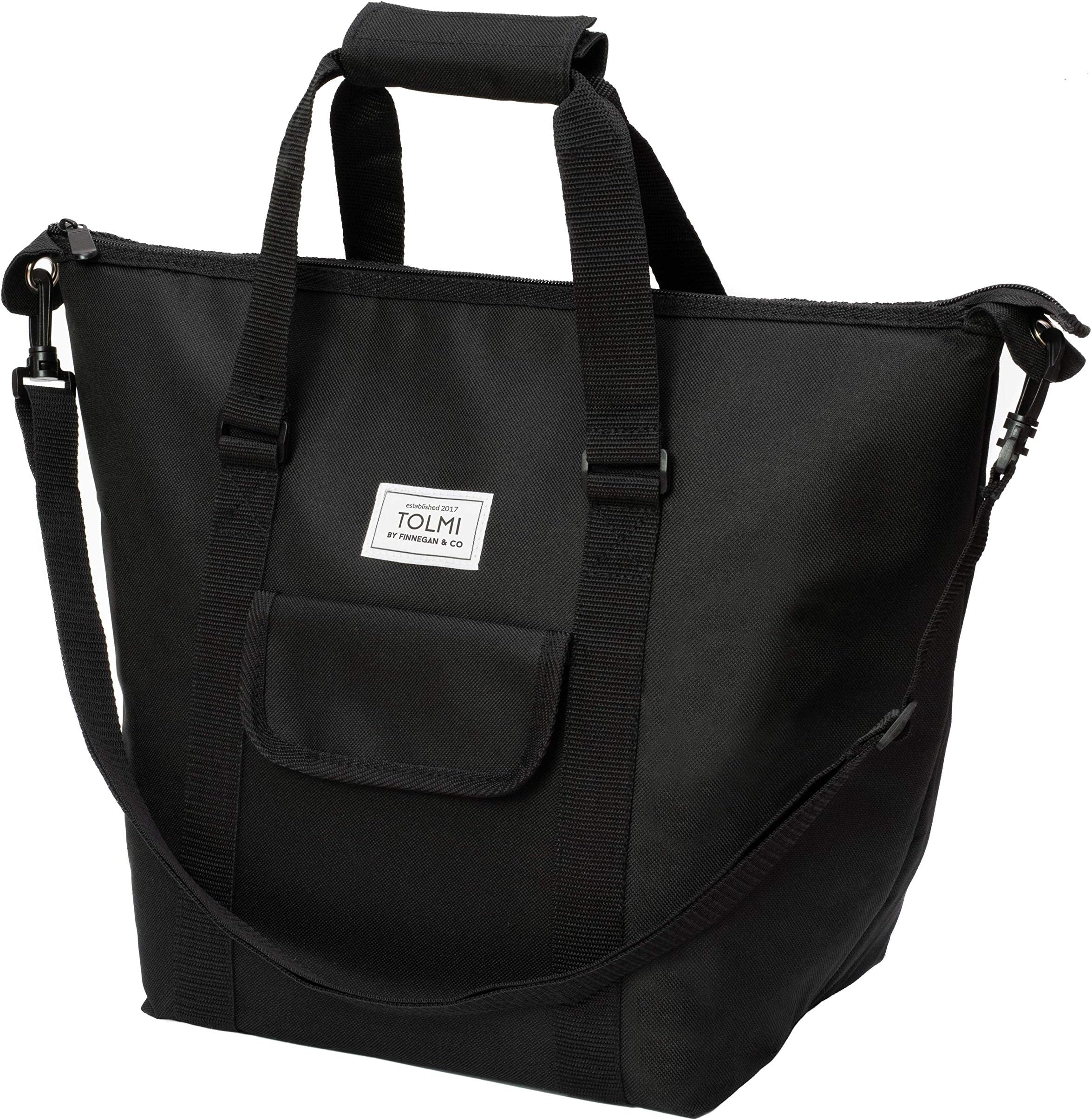 Insulated Portable Tote Bag Large picnic lunch cooler bag - Mens Womens travel totes shoulder strap- Thermal Insulation coolers for cold food beverages