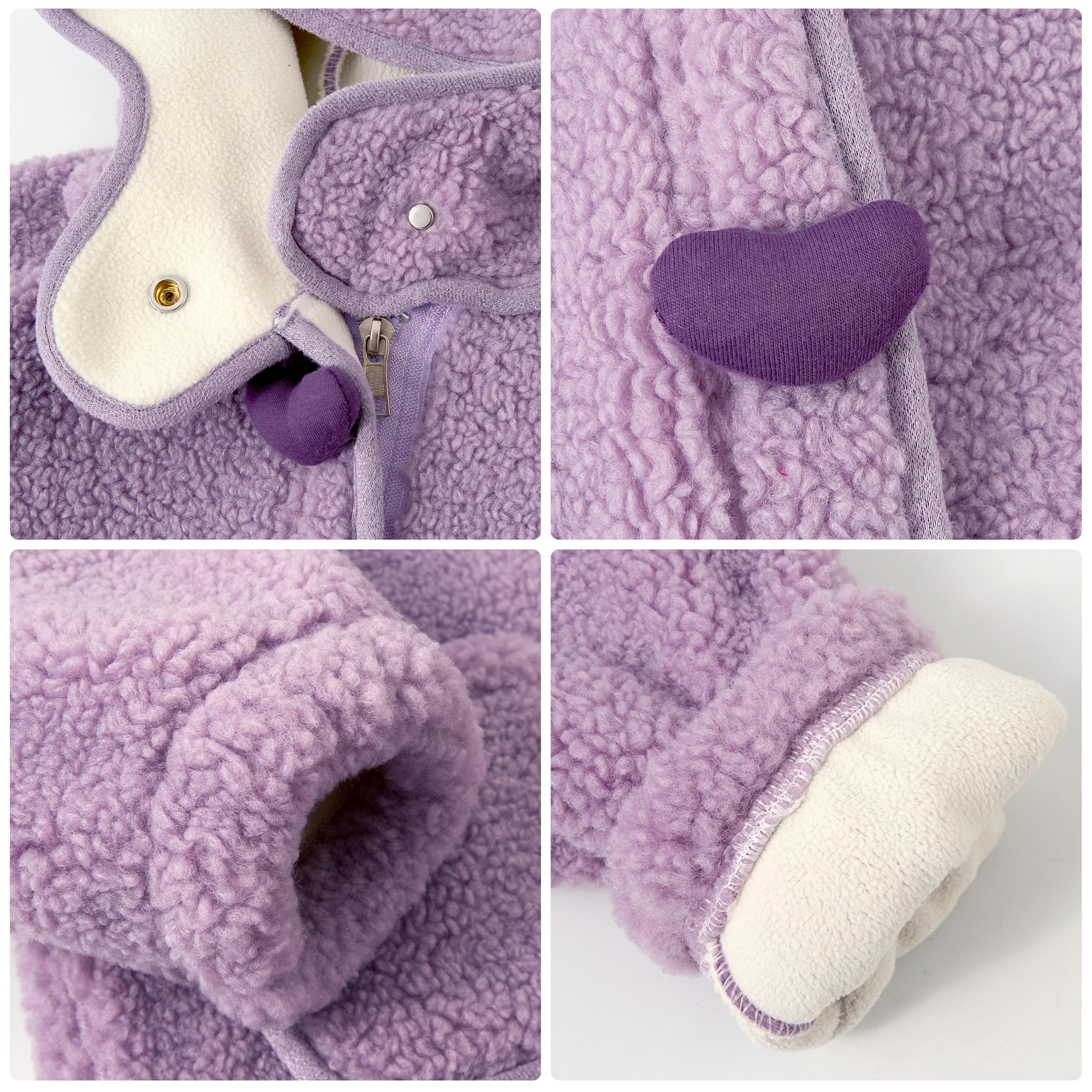 Miipat Bebés Niña Chaquetas y Abrigos Cremallera y Capucha Chaqueta Pequeño Niña Engrosada Chaqueta Térmica en Invierno Niños
