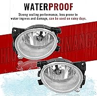 Vista 4 de Luz antiniebla HECASA compatible con Honda Pilot 2009-2011 Reemplazo para 33901SZA305 HO2595100 33951SZA305 HO2594100 Luz antiniebla de conducción