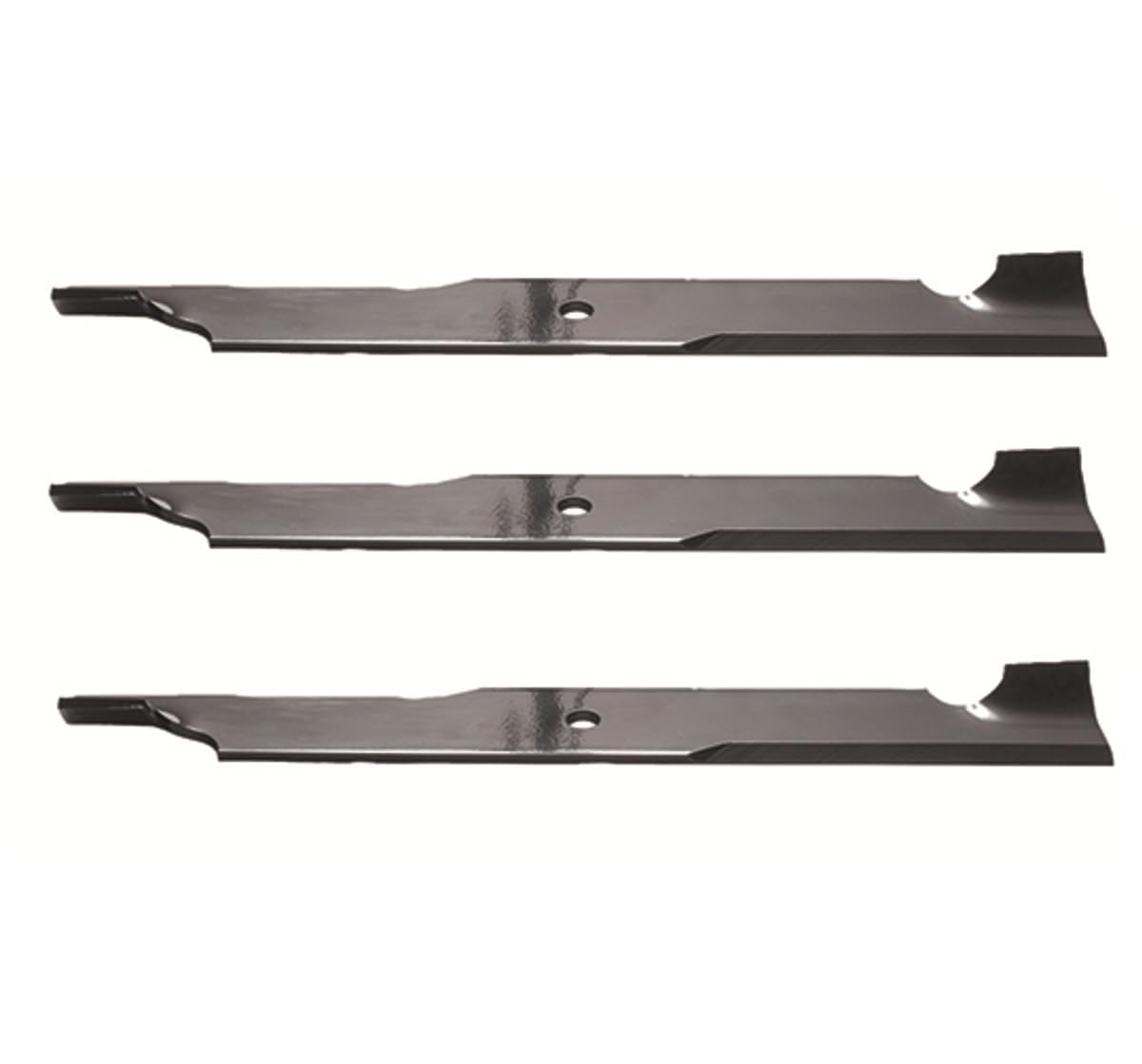 Oregon Cuchilla para cortacésped de 18-3/4 pulgadas 653642, juego de 3, sustituye a Bad Boy: 038-0005-00