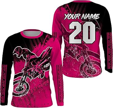 PIONAMZIOZ ATV Motocross Jersey Men Kid Women UPF30+