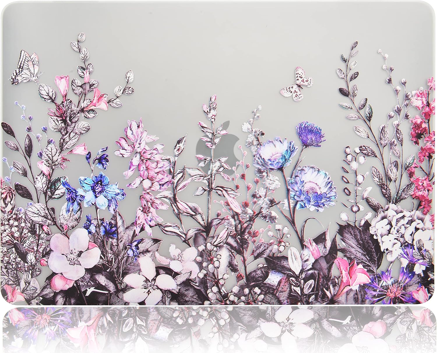 Top Rated KECC Compatible with MacBook Air 13 inch Case (2010-2017 Release) A1369/A1466 Plastic Hard Shell + Keyboard Cover + Sleeve (Clear Flowers Design 12) Limited Discount KECC Compatible with MacBook Air 13 inch Case (2010-2017 Release) A1369/A1466 Plastic Hard Shell + Keyboard Cover + Sleeve (Clear Flowers Design 12)