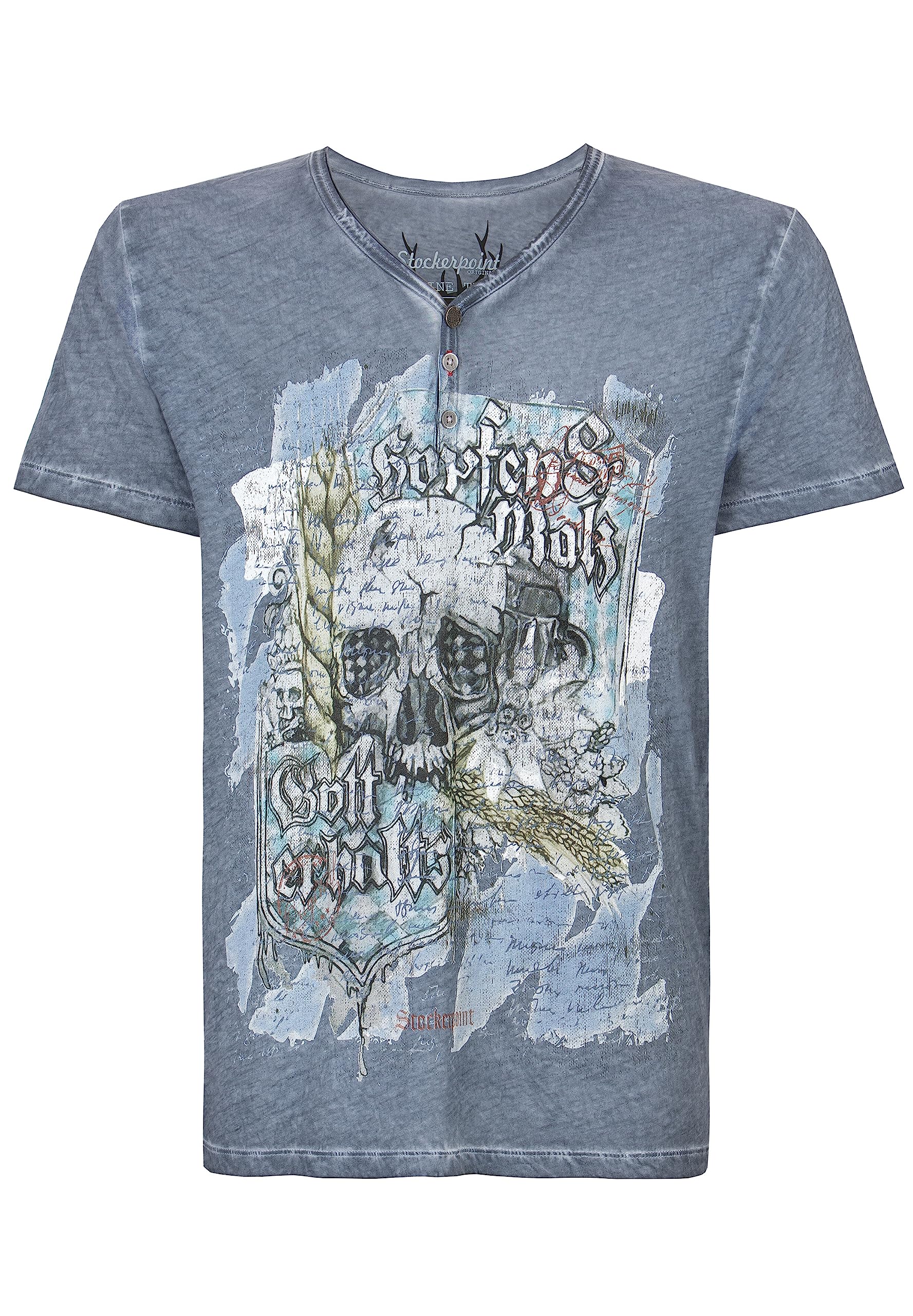 Stockerpoint Herren Bräu Trachtenshirt (1er Pack)