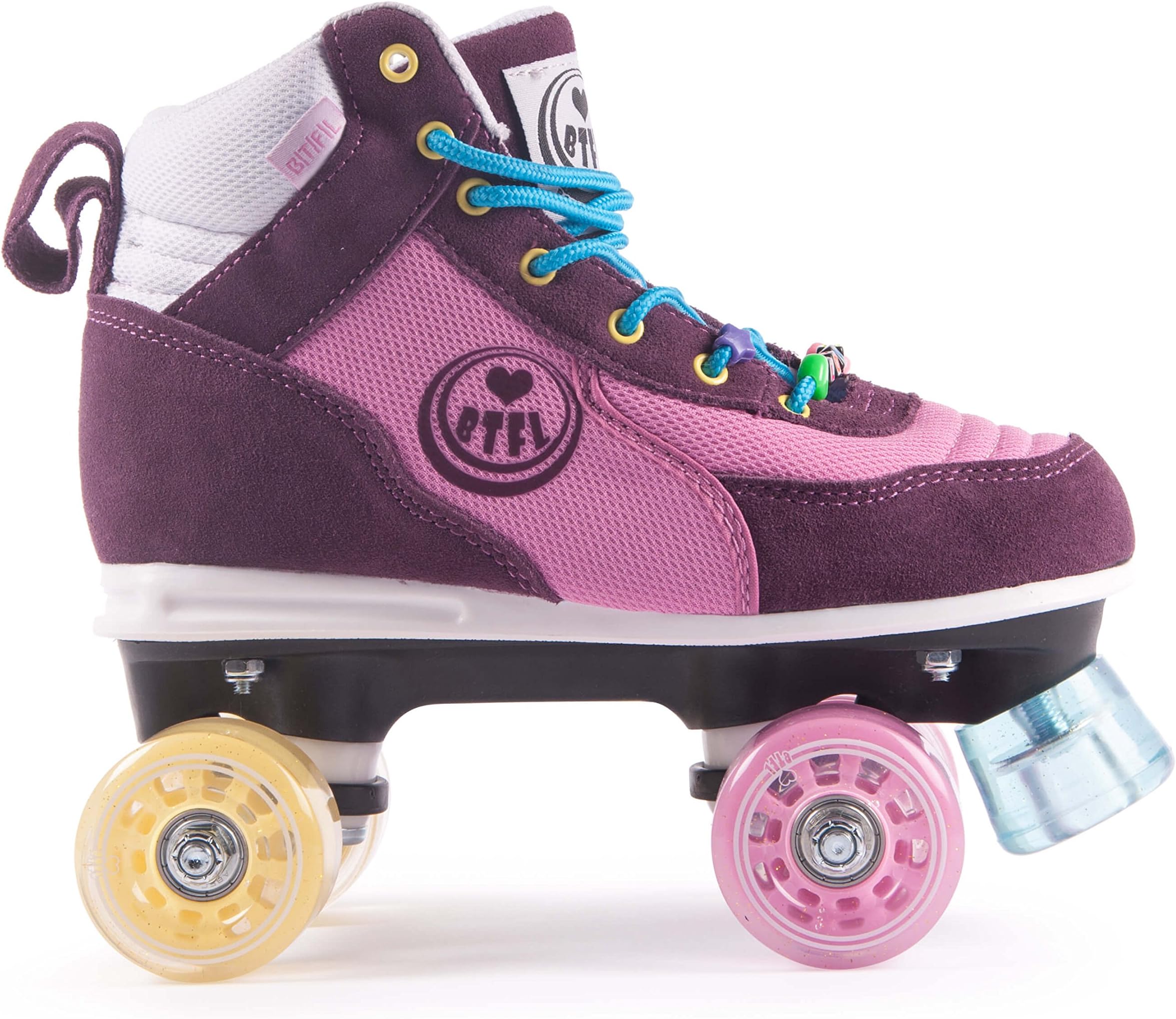 BTFL Roller Skates Sneaker Skates for Girls, Boys, Women and Men - Ideal for Outdoor, Rink, Artistic and Rhythmic Skating…