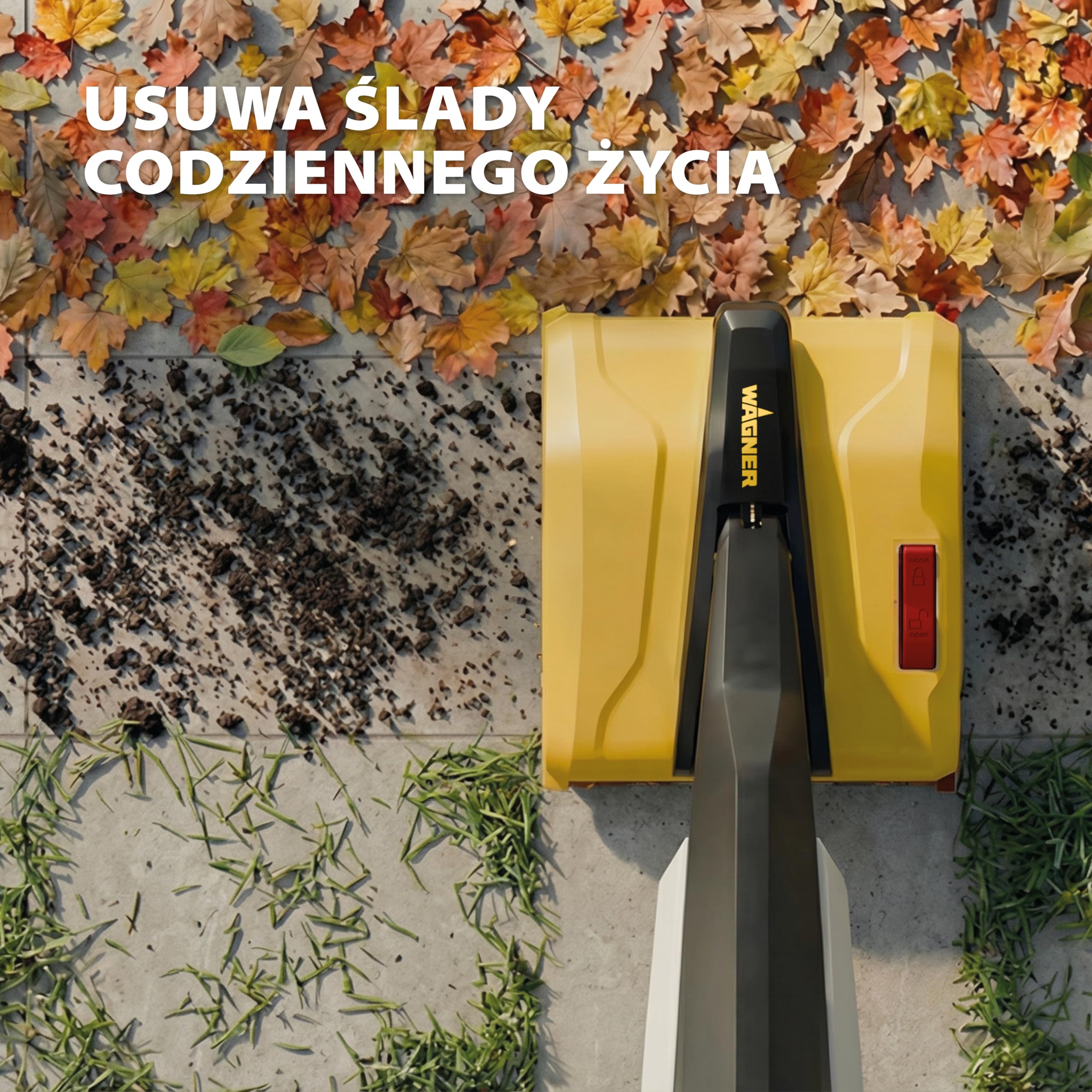 WAGNER wielofunkcyjnemu urządzeniu do czyszczenia tarasów Levaro Powerbrush 18V (Bateria i ładowarka nie są dołączone) - do nieskomplikowanego sprzątania konserwacyjnego obszarów zewnętrznych