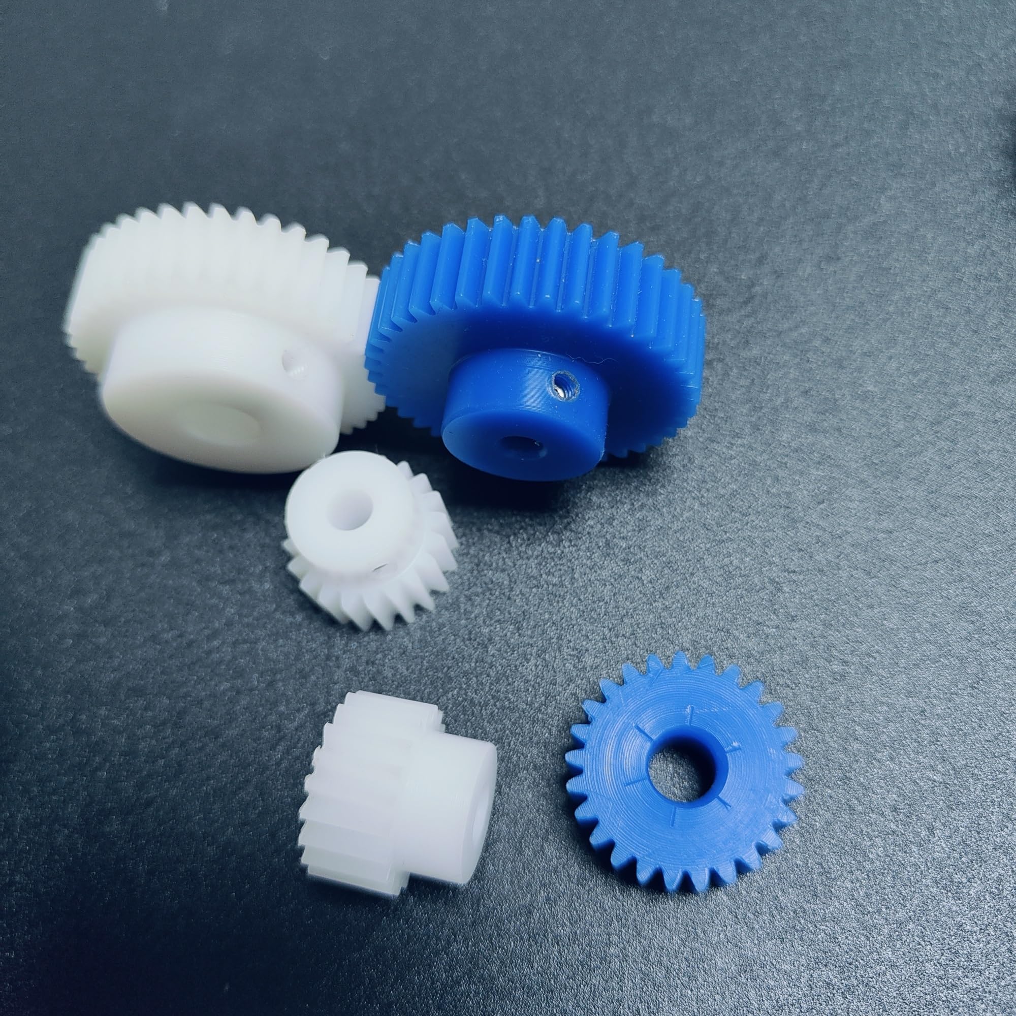 Lot De 4 Pignons Droits En Plastique 9 Dents - Diamètre Intérieur 1 Mm, Pour Moteur Drone 7x20 Mm - 8