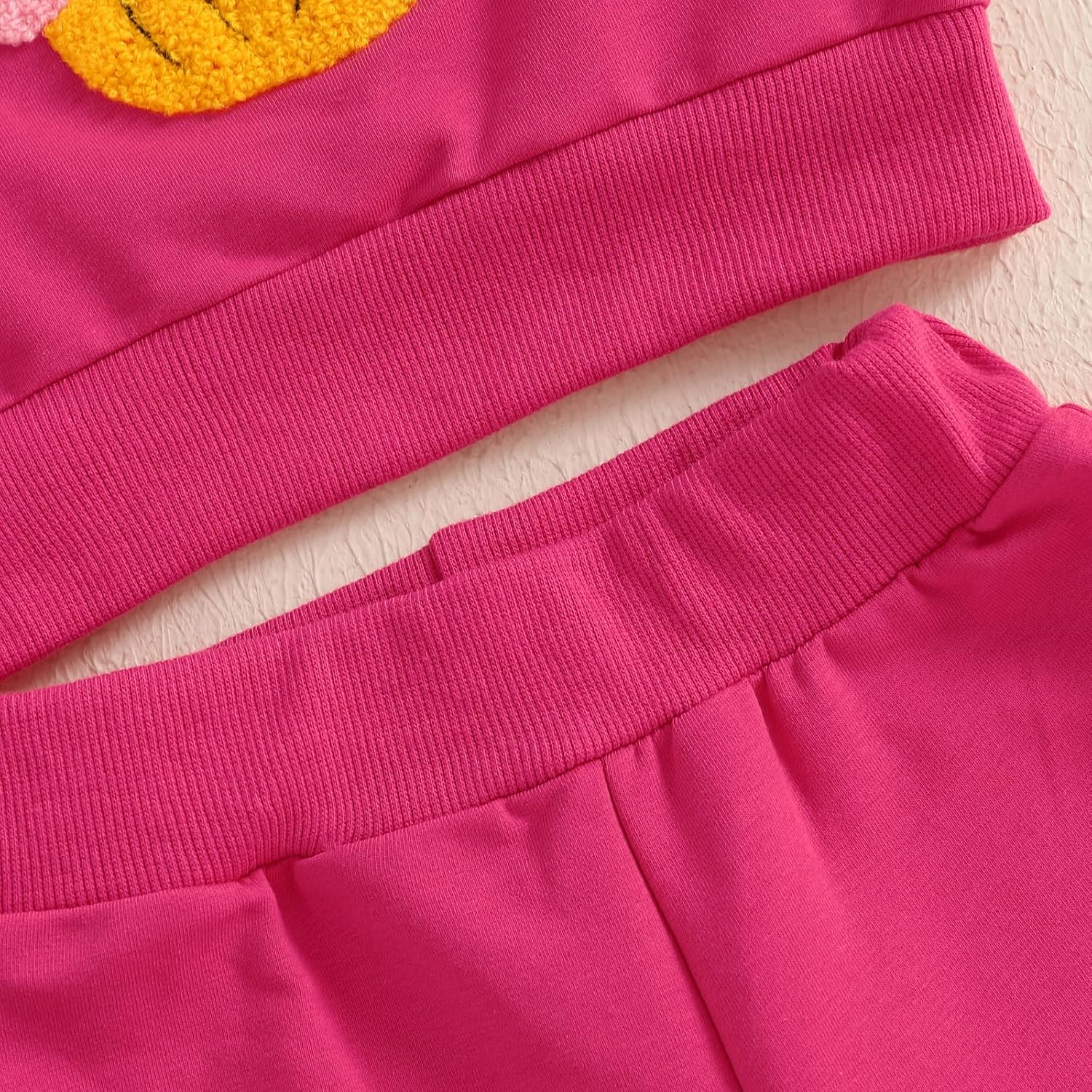 Toddler Baby Girl Clothes 3 6 9 12 18 24 Months Fall Outfits Letter Print Long Sleeve Sweatshirt Top + Pants Set (Sweet-Pink, 18-24 Months) - Image 5