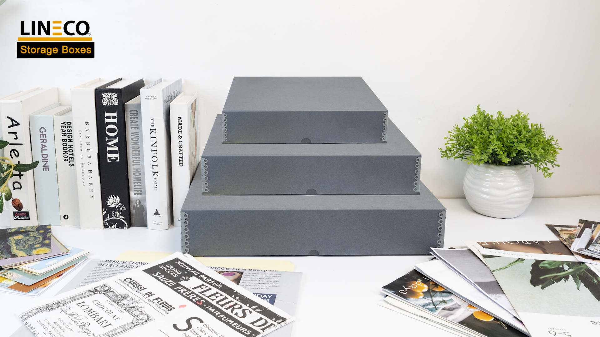 Amazon.com: Lineco, 11x17 Clamshell Archival Folio Storage Box, 3