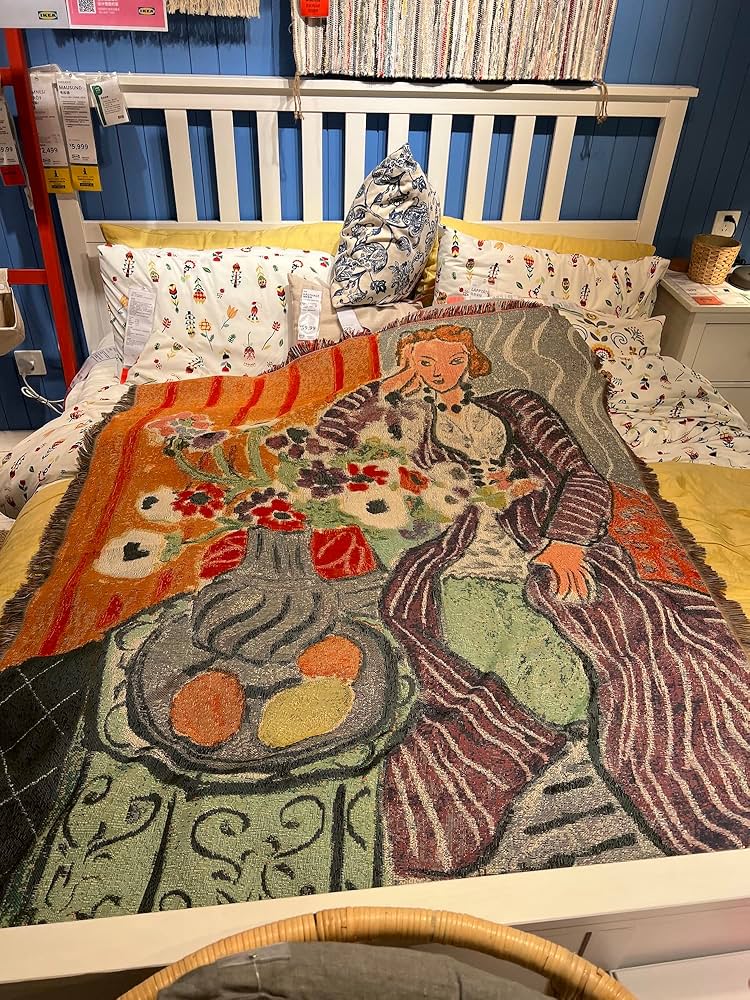 フランスの画家アンリ・マティス 【紫のローブとアネモネ】　送料込み　1007 アンリ・マティス「紫のローブとアネモネ」1937年のポスター