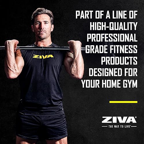 Miniatura 8 de ZIVA RPU Studio Barbell - Juego de pesas de bomba de cuerpo ajustable, 6 discos de peso recubiertos de RPU de alto grado (2 x 2.5 libras, 2 x 5