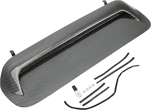 ECOTRIC Cuchara de capó superior delantera compatible con Toyota 4Runner 2010-2022 Tacoma Sport Hood 2012-2015, kit de inserción de flujo de aire,