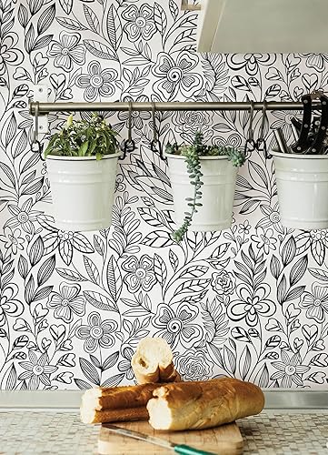 Miniatura 7 de Packed Party Garden Simply Stated Florals - Papel tapiz para despegar y pegar, PP4709