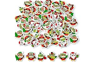 Christmas Owl Mini Erasers Bulk