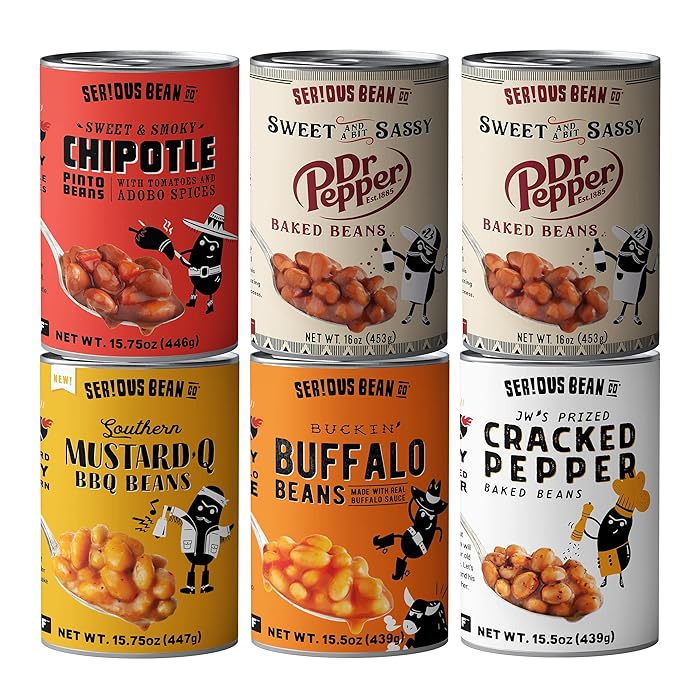 Buy SERIOUS Bean Co Ultimate Variety 6Pack Fully Cooked and Ready to