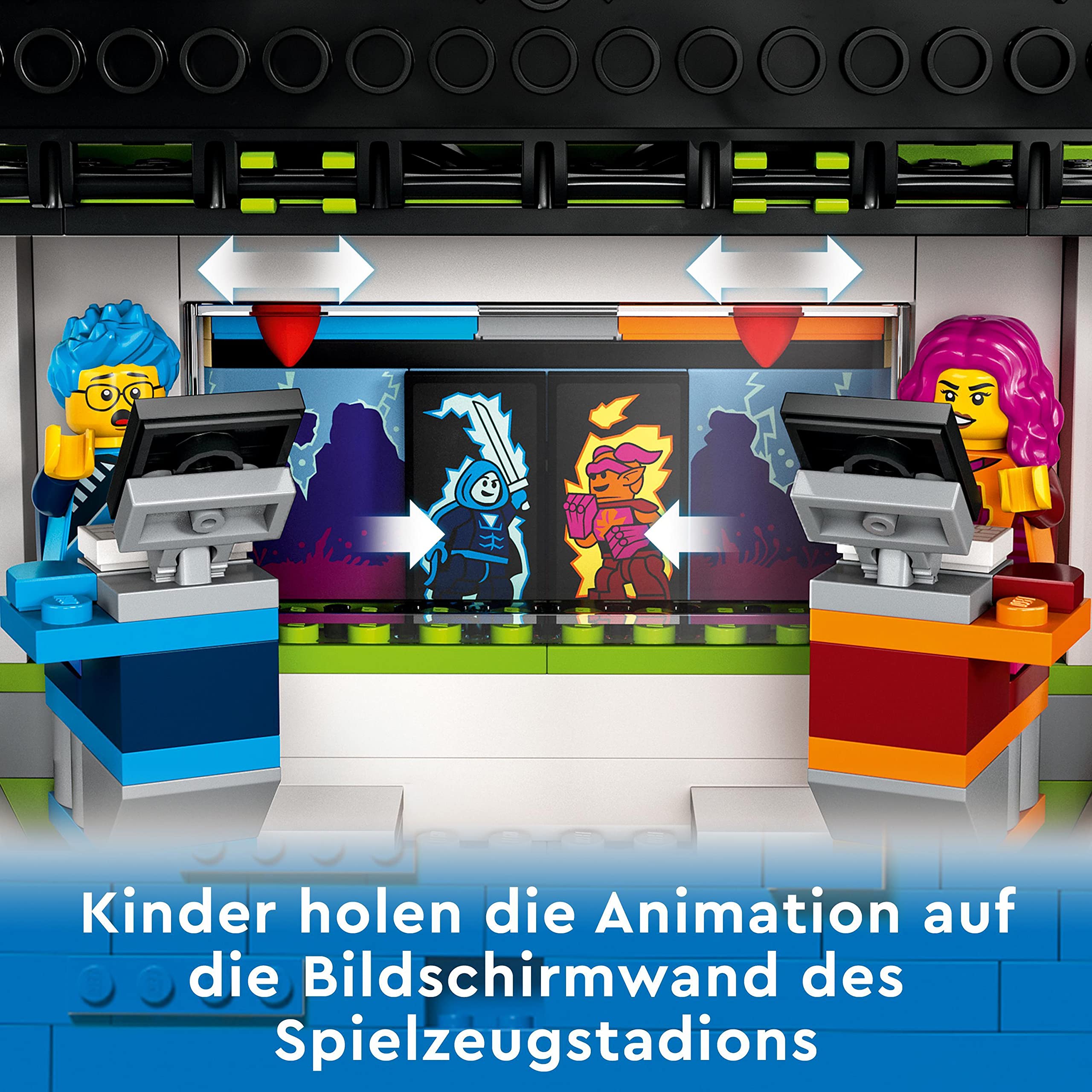 LEGO 60388 Gaming Turnier Truck, LKW-Spielzeug mit Minifiguren, Gamer-Geschenk für Jungen und Mädchen und Fans von E-Sports ab 7 Jahren
