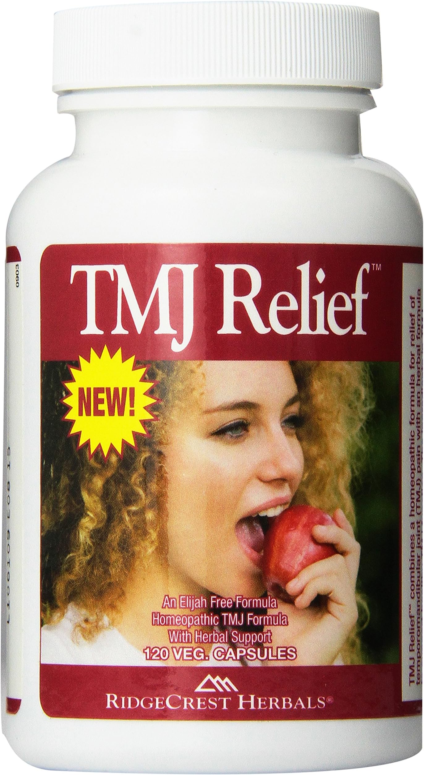 Ridgecrest Herbal TMJ Relief, 120 Count